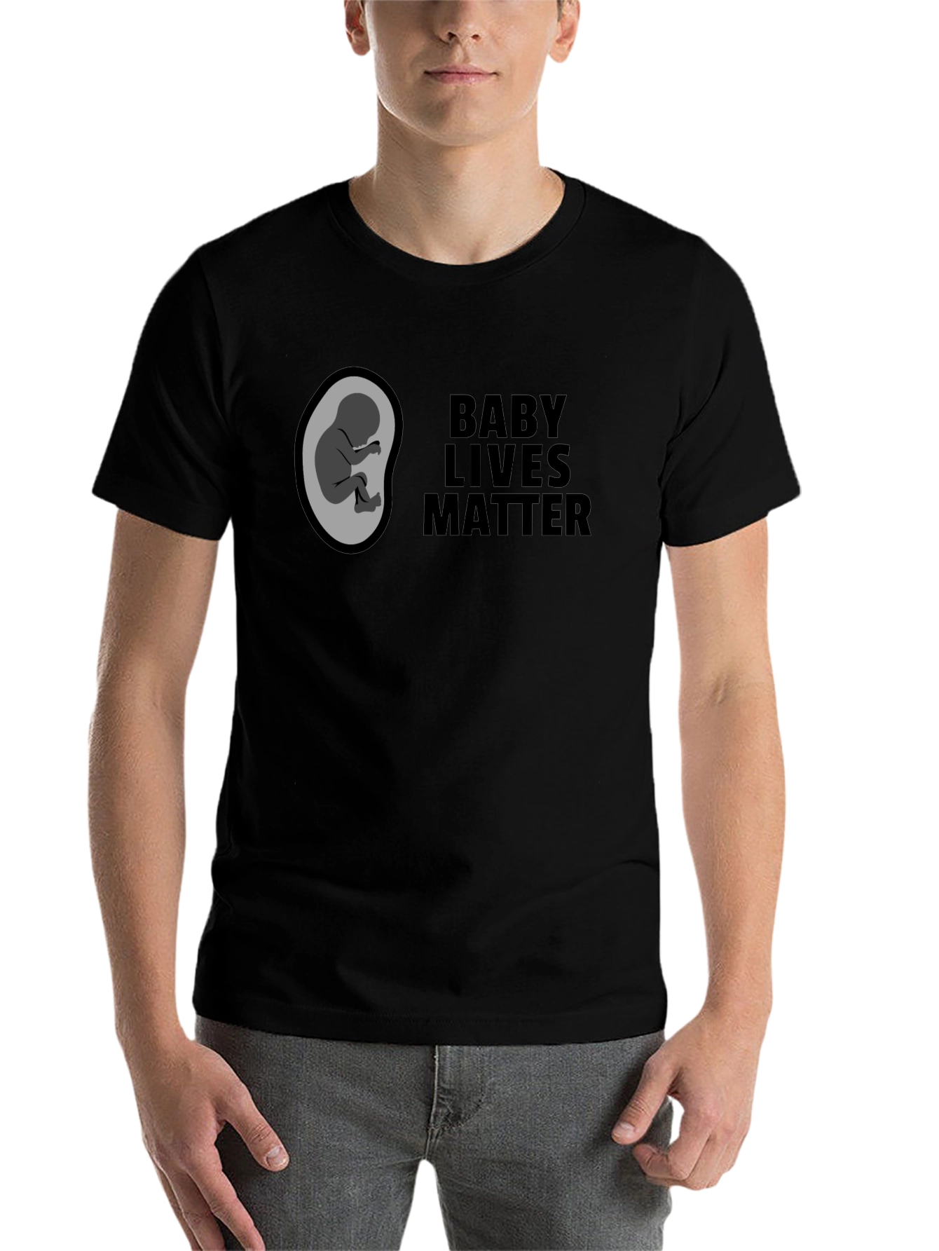 Black Baby Lives Matter Graphic Tee view 7