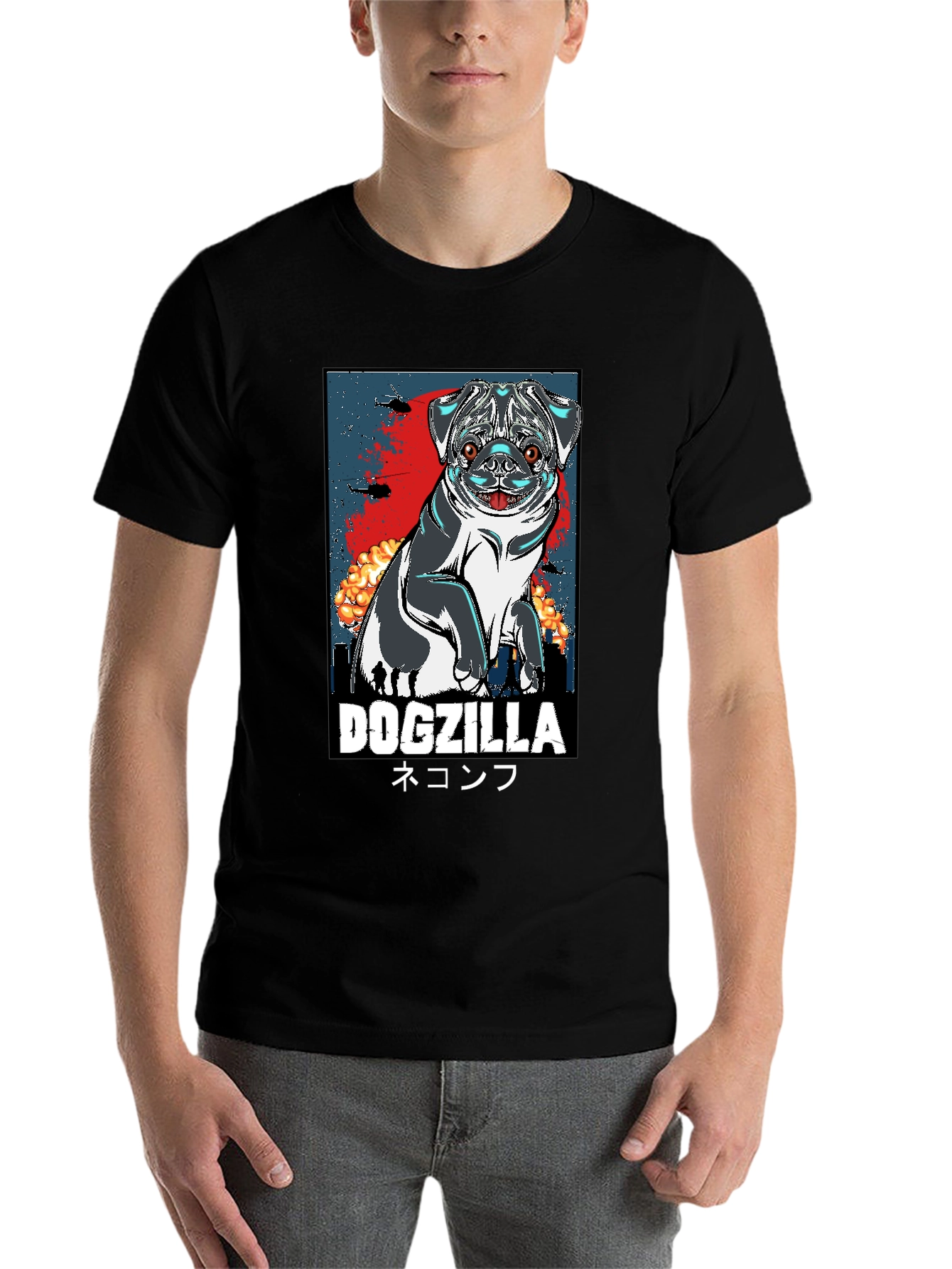 Dogzilla Graphic Tee - Unleash the Beast! - 7