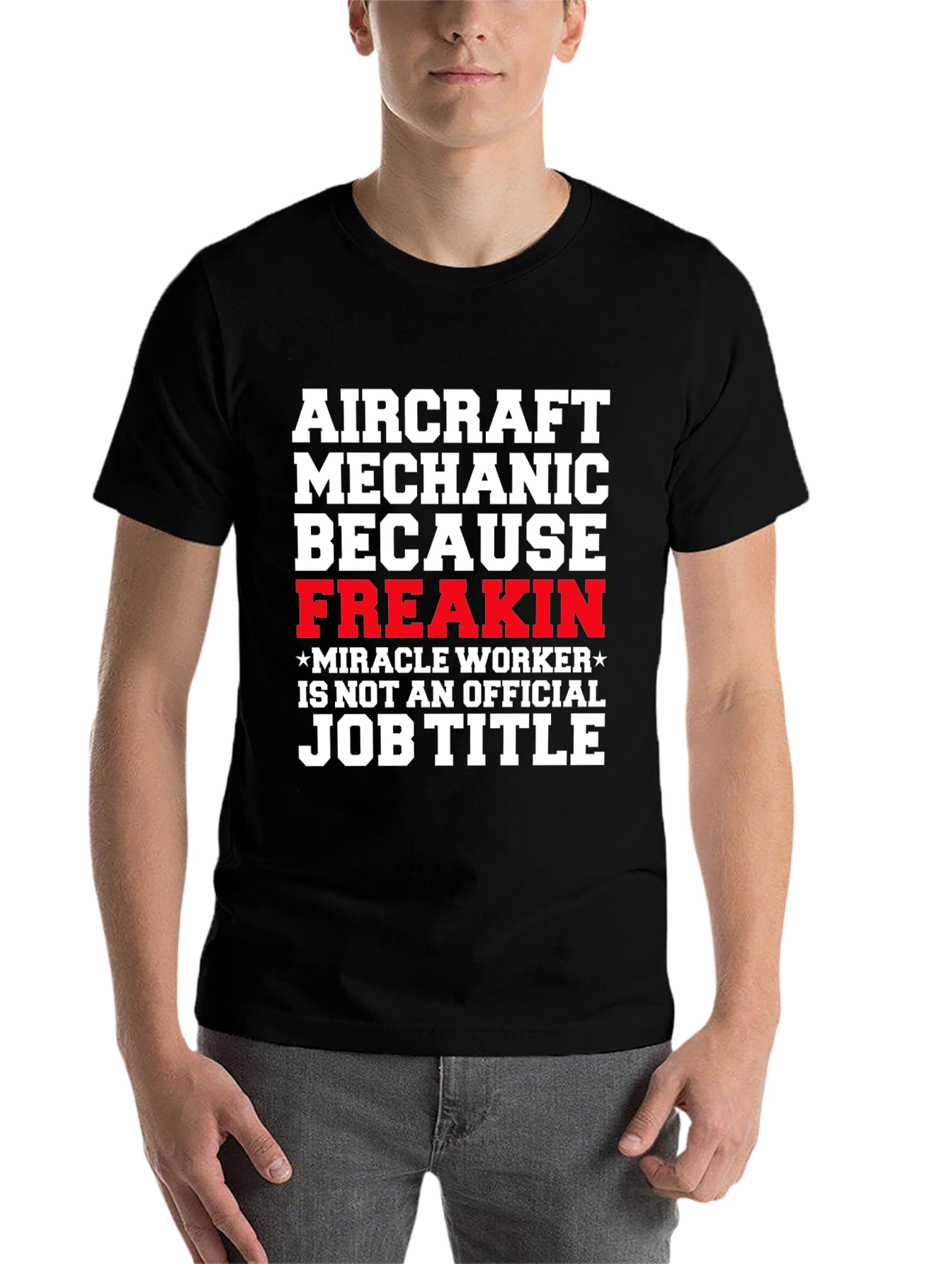 Aircraft Mechanic Funny Job Title T-Shirt - 7