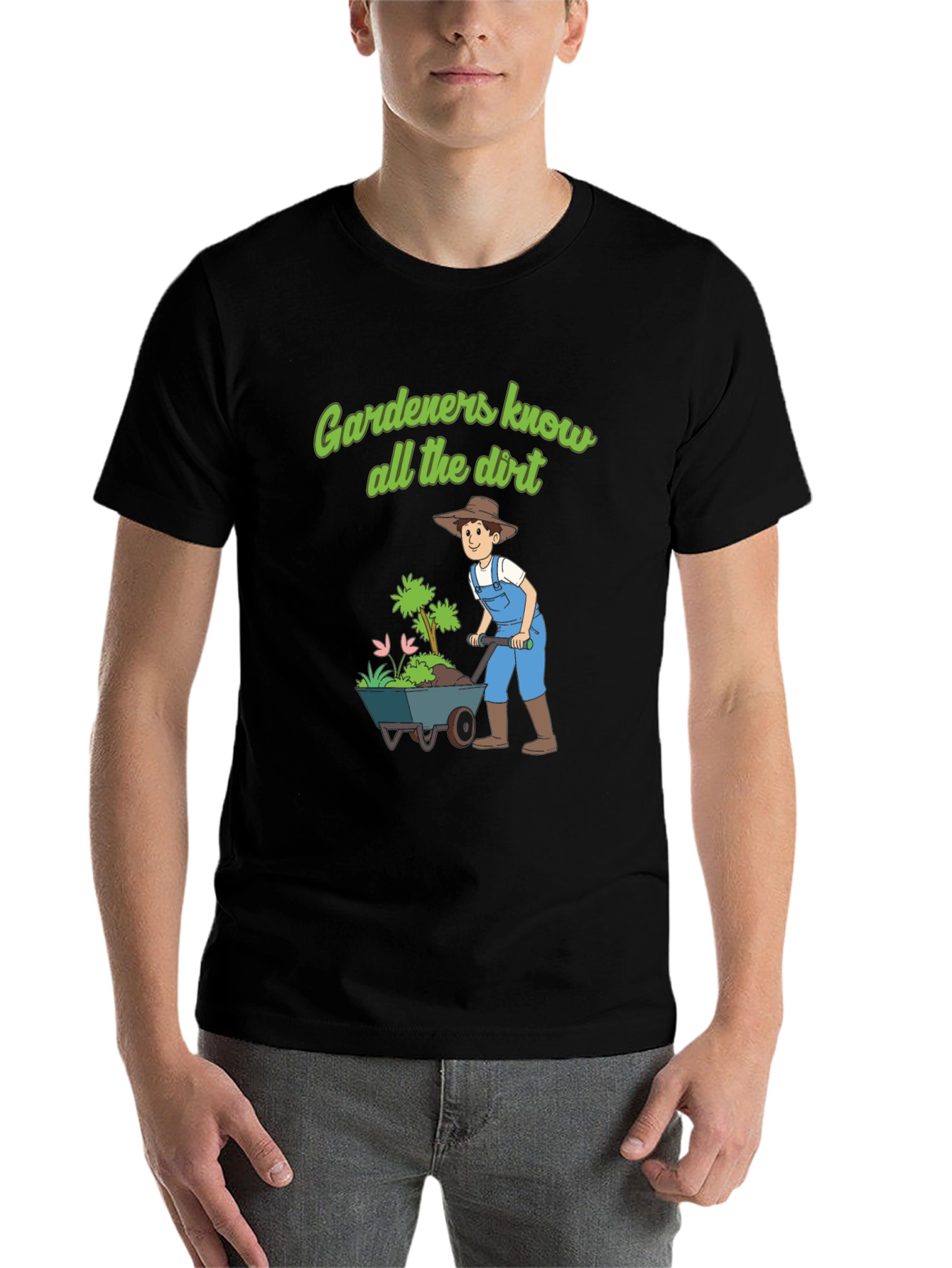Black Gardeners Know All The Dirt T-Shirt view 7