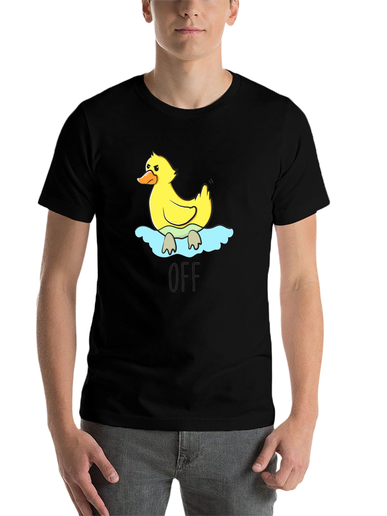 Black Duck Graphic Black T-Shirt view 7
