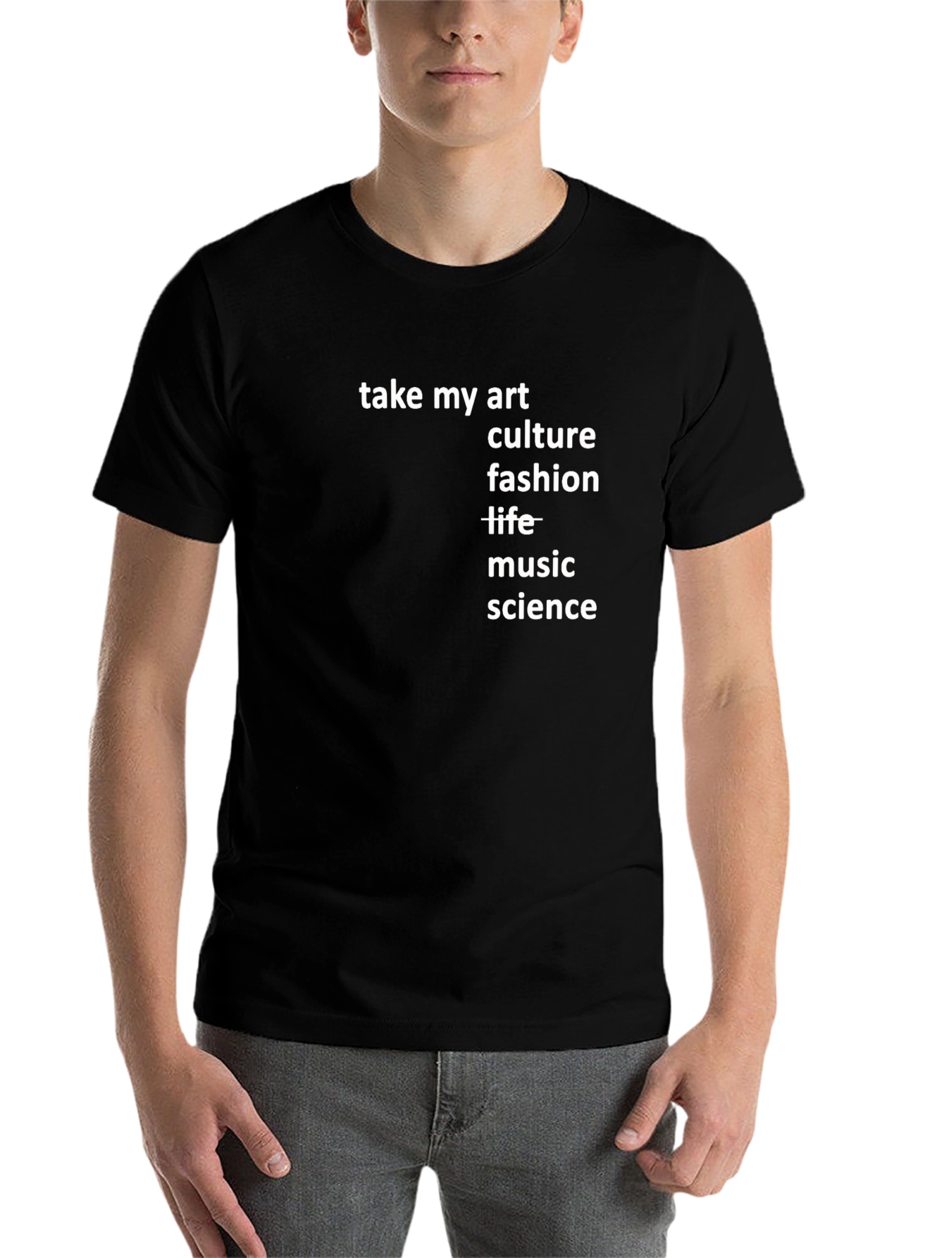 Black Art, Culture, Science T-Shirt - Stylish Design view 7