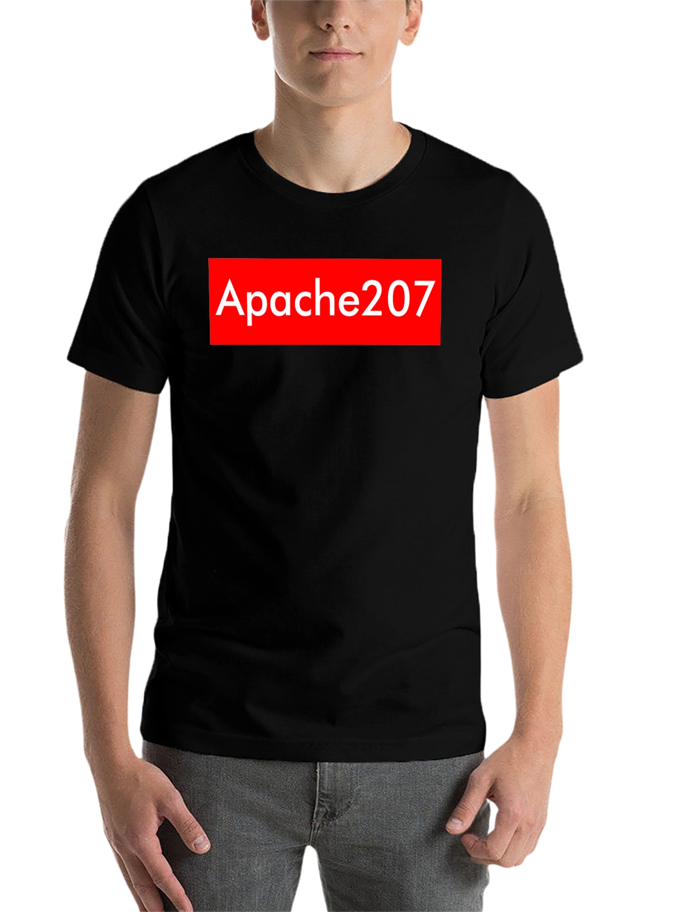 Black Apache207 Graphic Tee - Black view 7