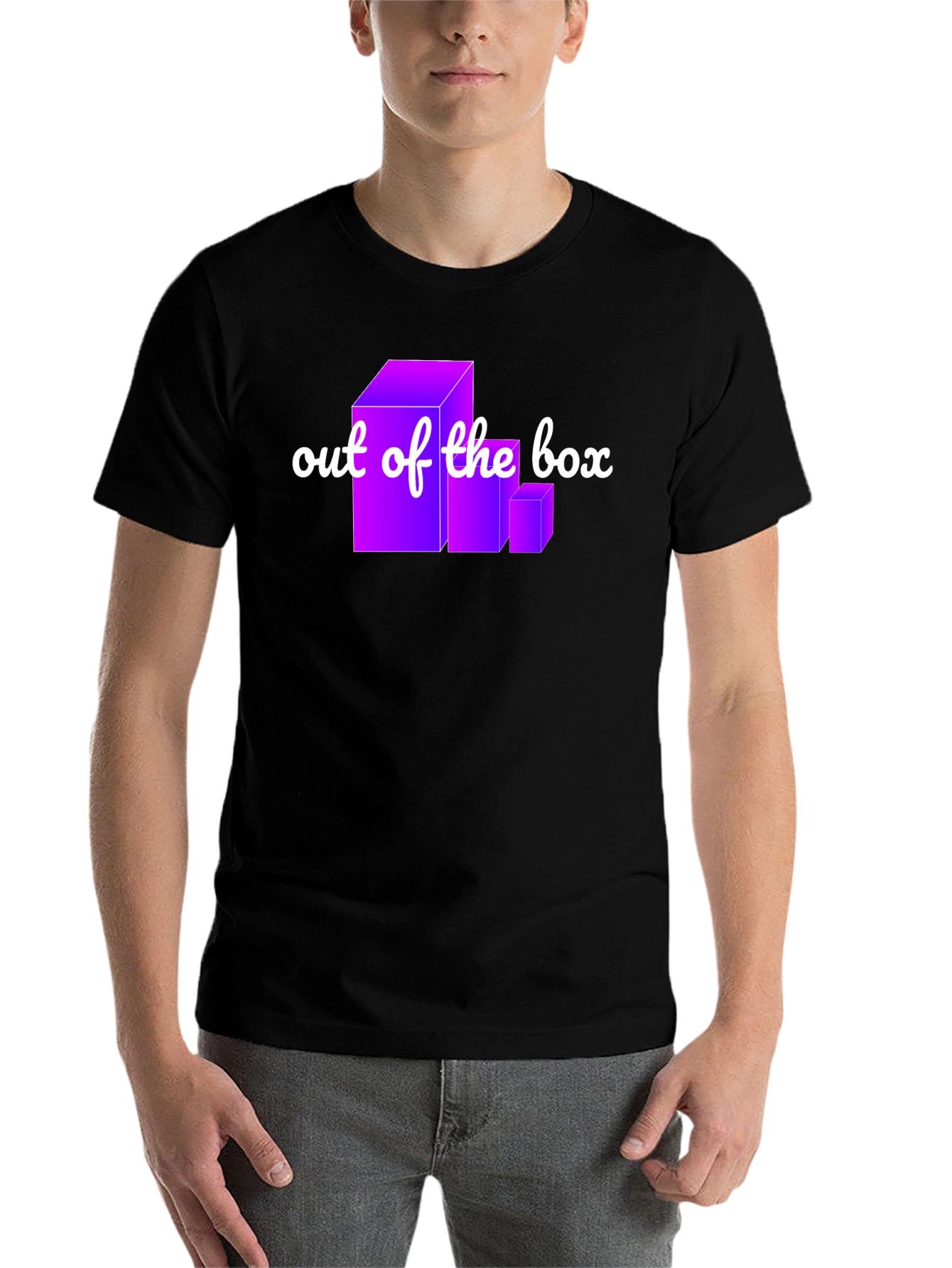 Black Out of the Box Graphic T-Shirt view 7