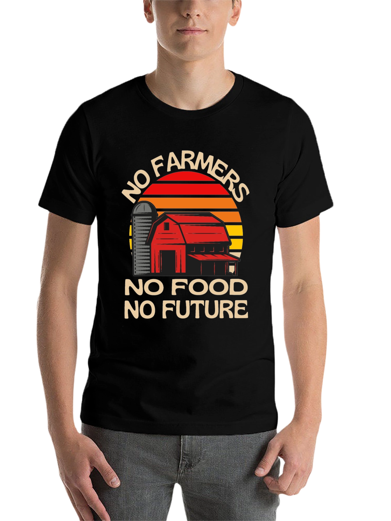 No Farmers T-Shirt - Food & Future Tee - 7