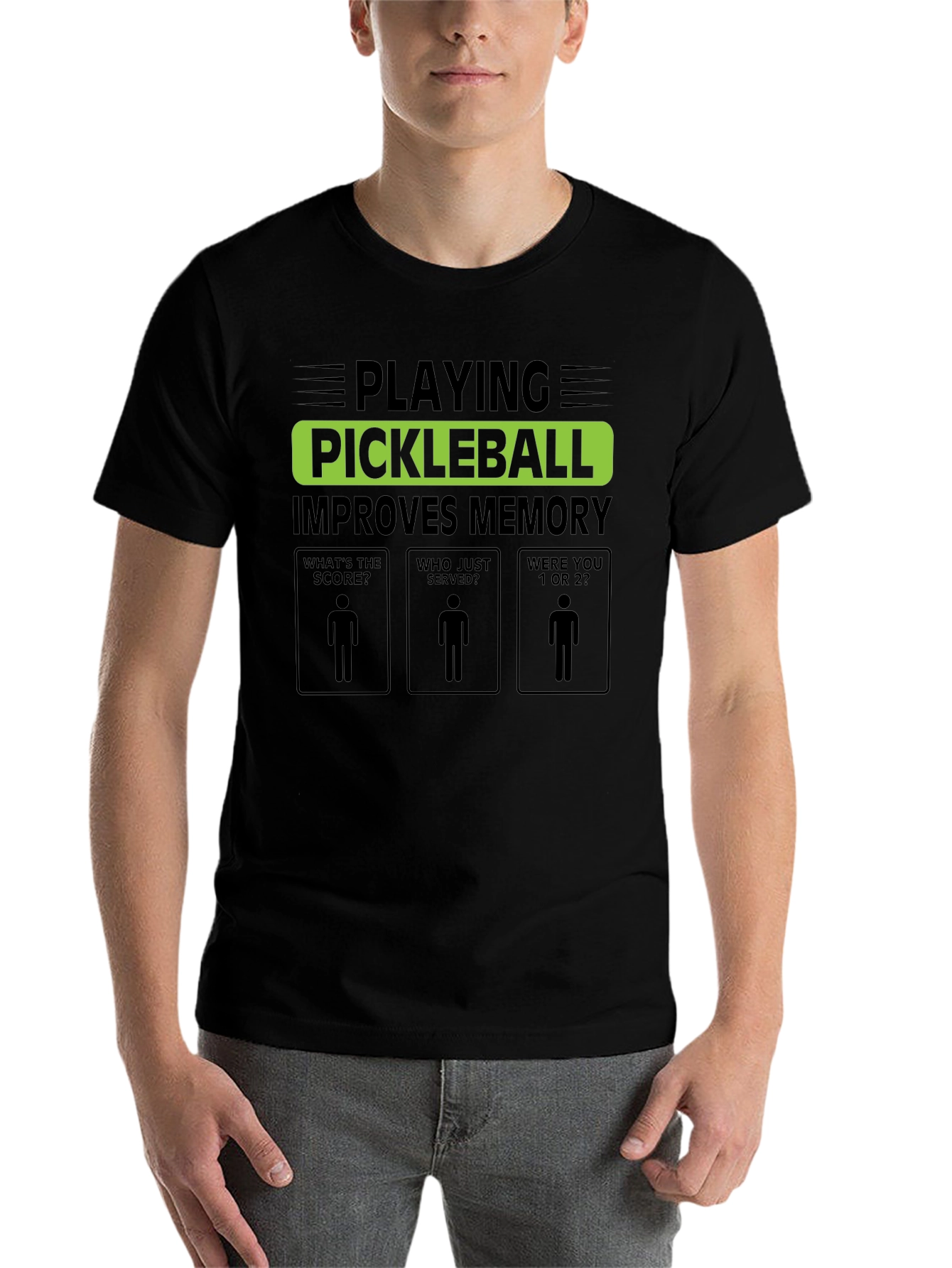 Pickleball Memory T-Shirt - Funny Pickleball Tee - 7