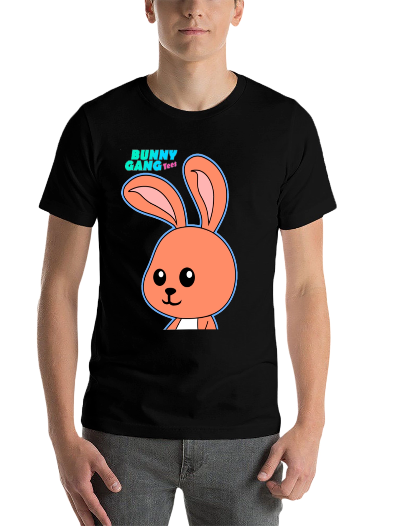 Black Bunny Gang Tee Black T-Shirt view 7