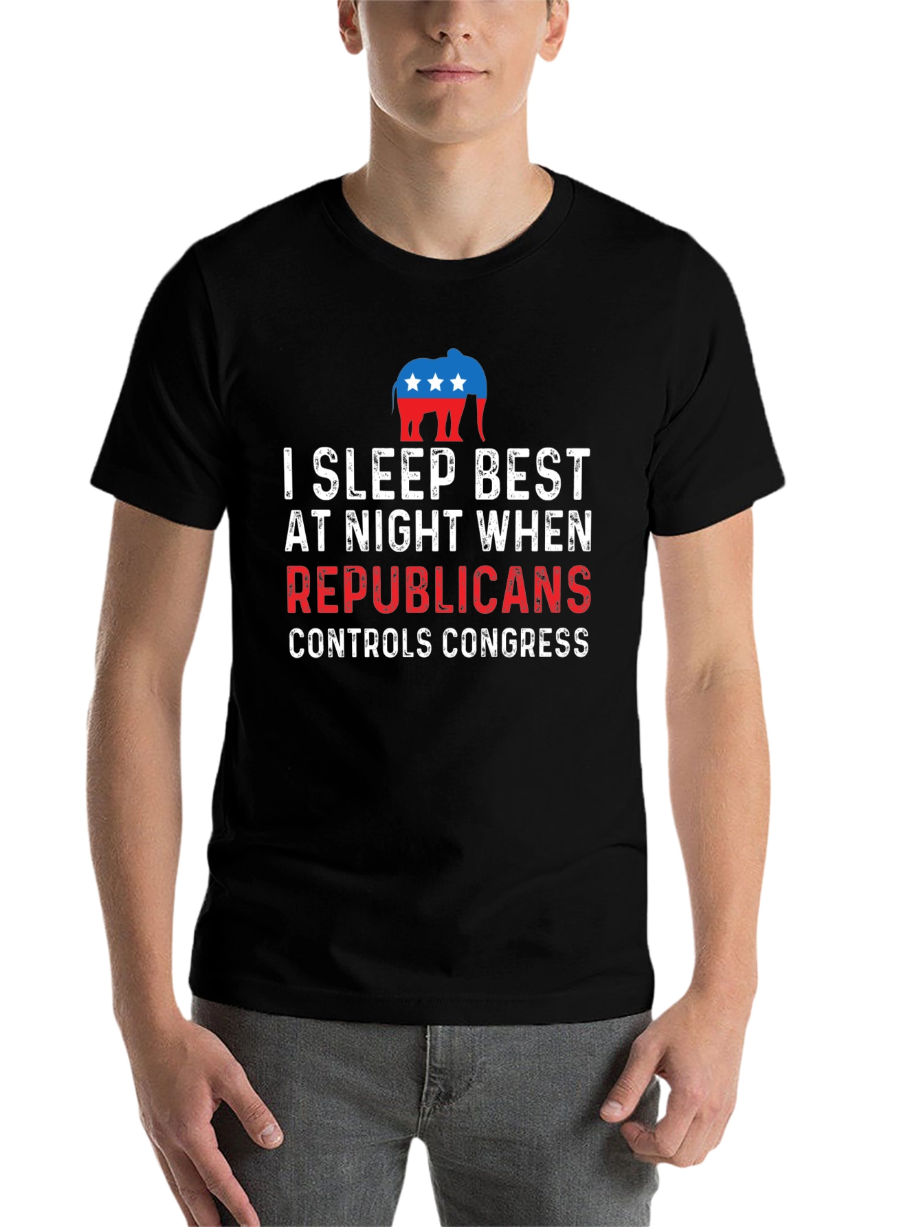 Black Republican Congress T-Shirt view 7