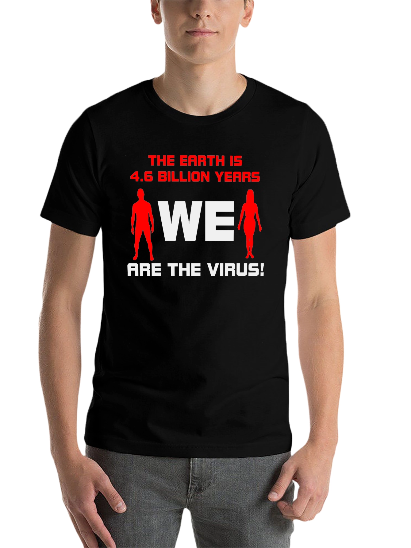 Black Earth 4.6 Billion Years T-Shirt view 7