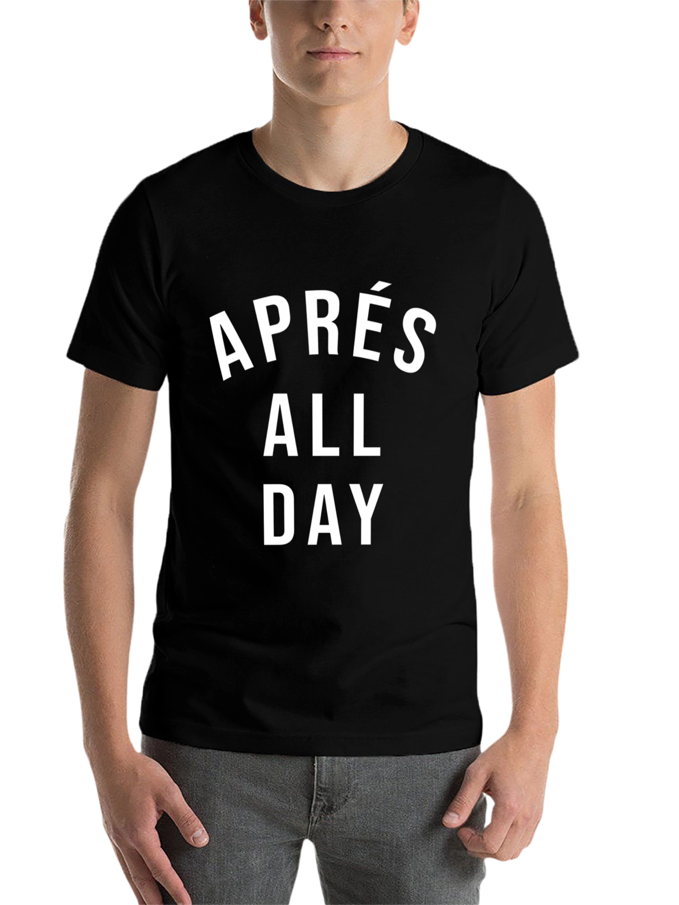 Black Après All Day Black Graphic Tee view 7