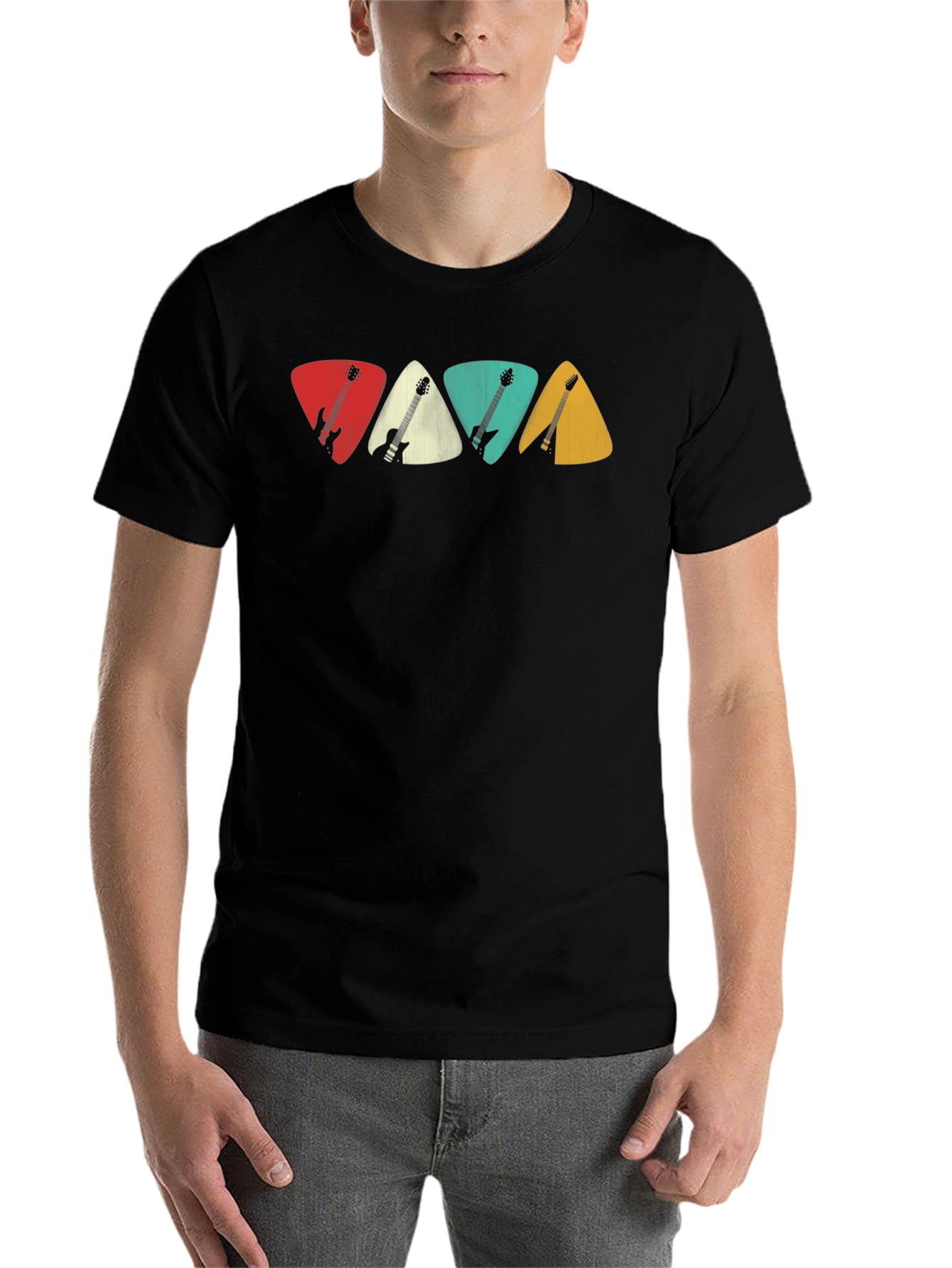 Guitar Pick T-Shirt: Musician Style - 7