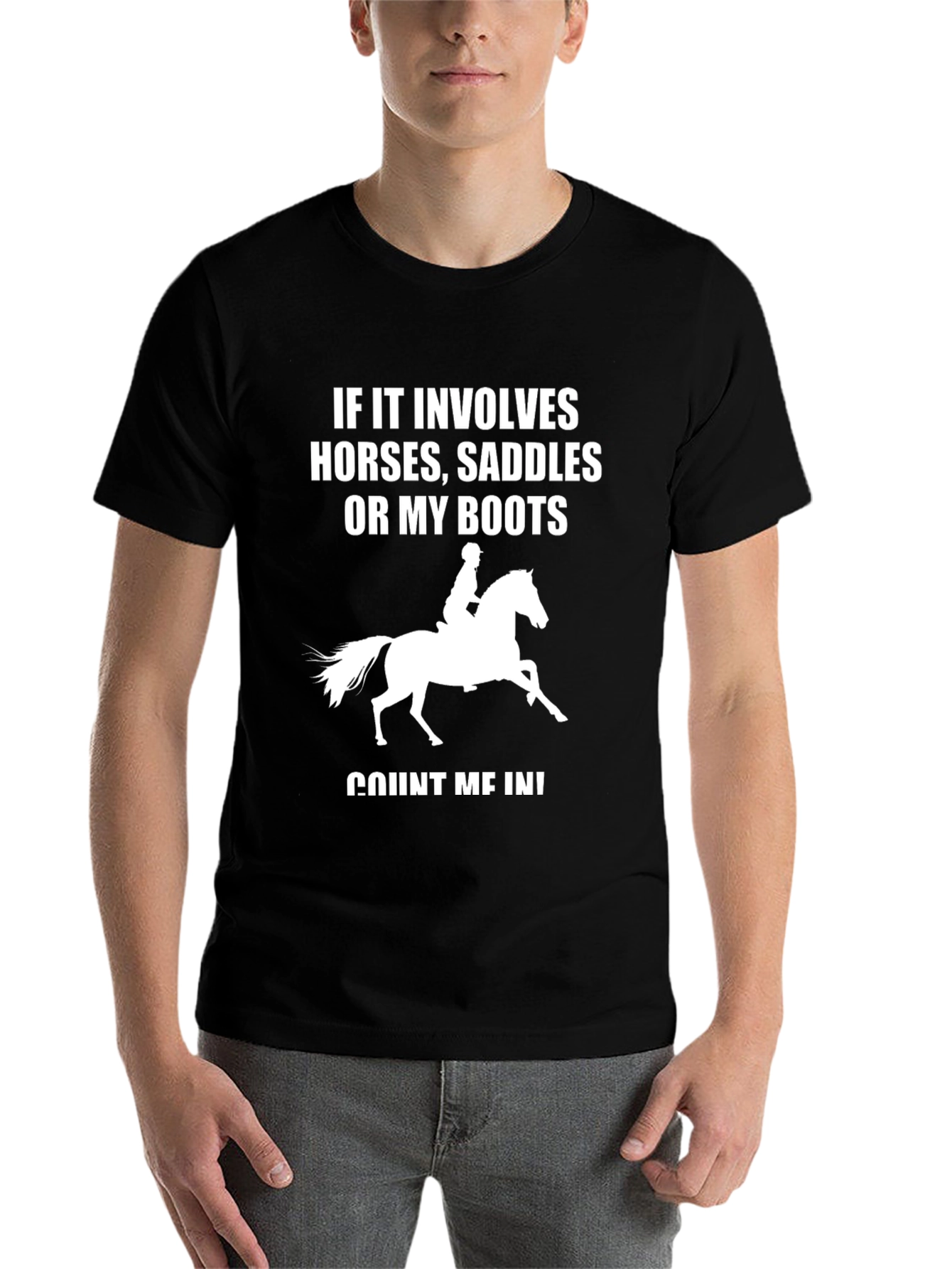Horse Lover T-Shirt - If It Involves Horses Count Me In - 7