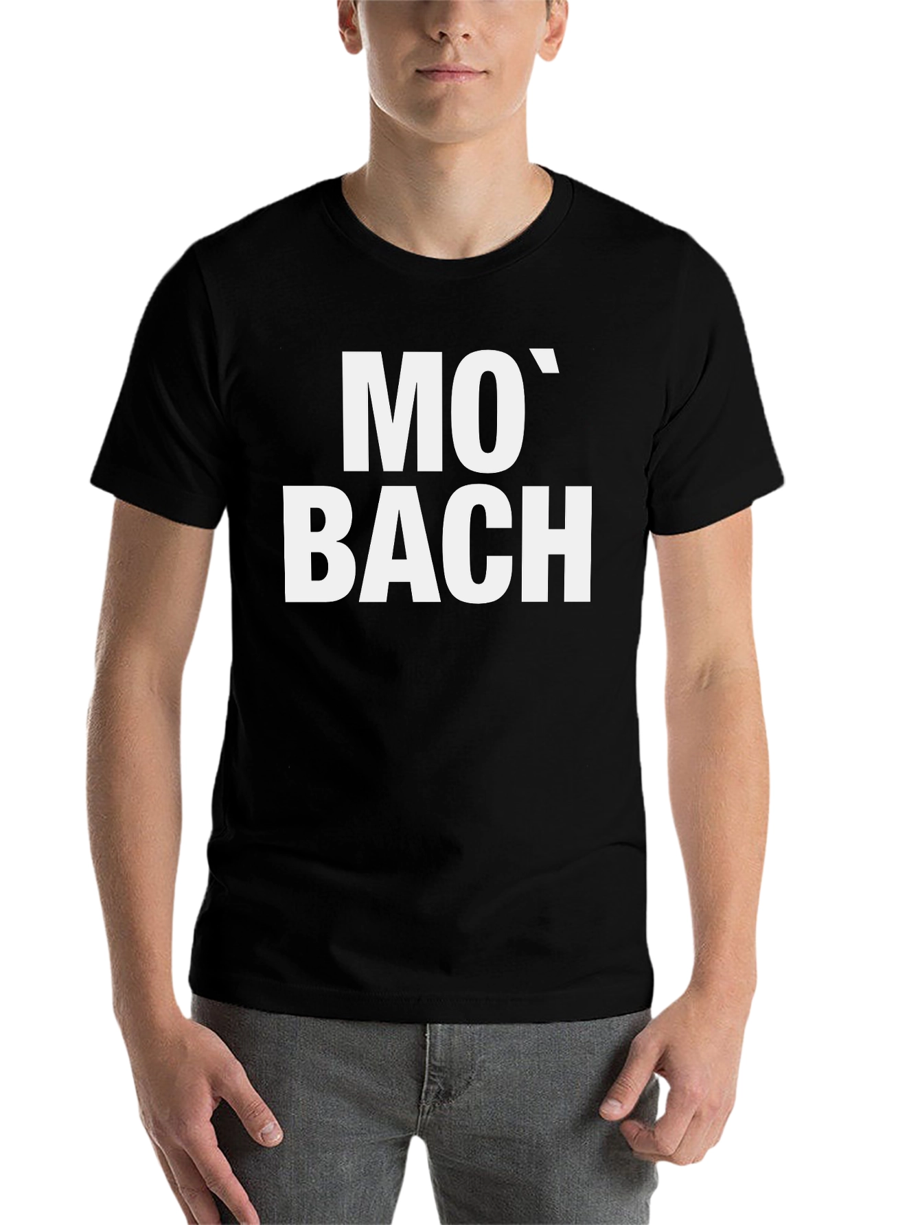 Black Mo' Bach Black T-Shirt view 7