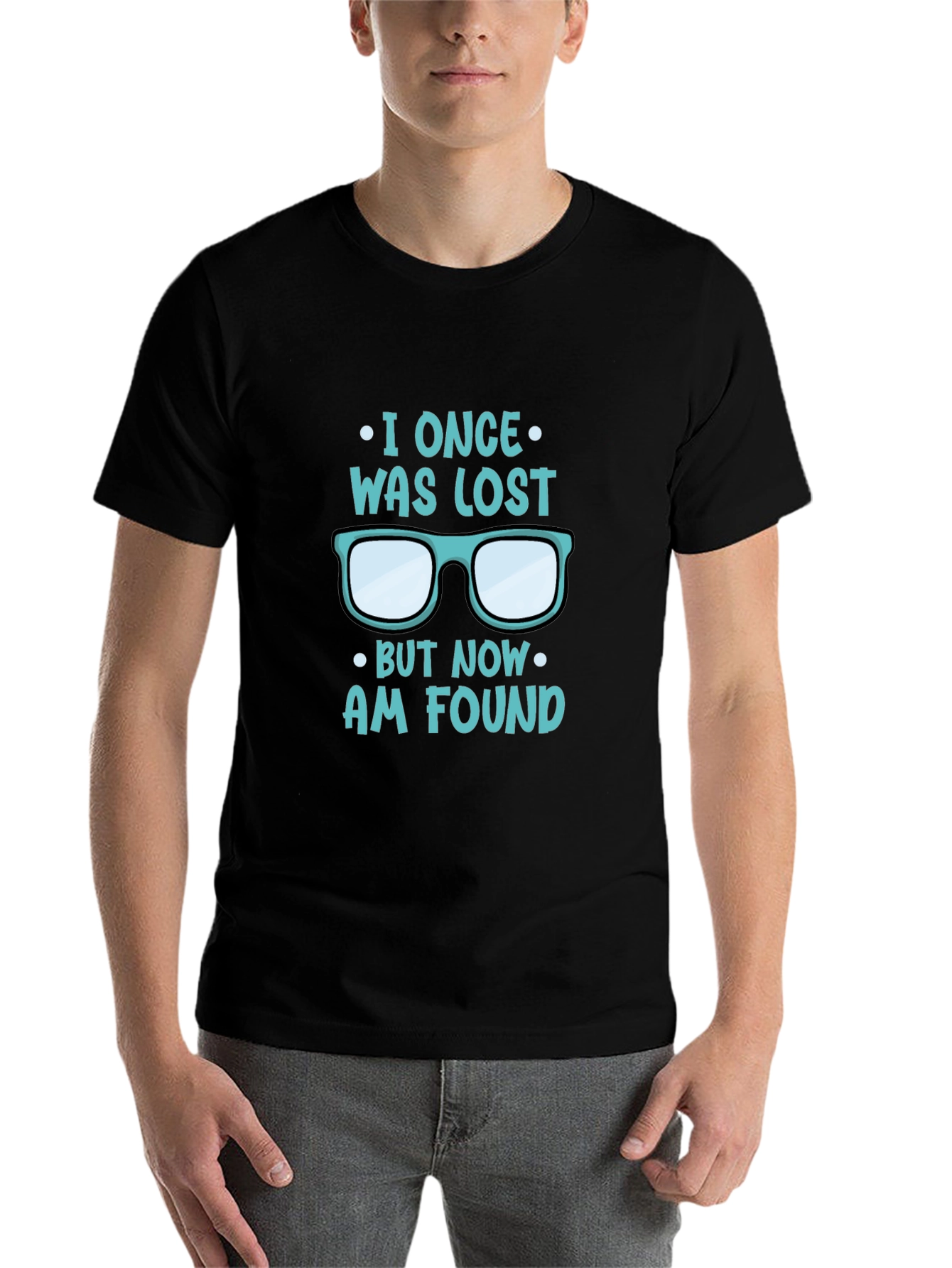 Black Lost and Found Graphic T-Shirt view 7