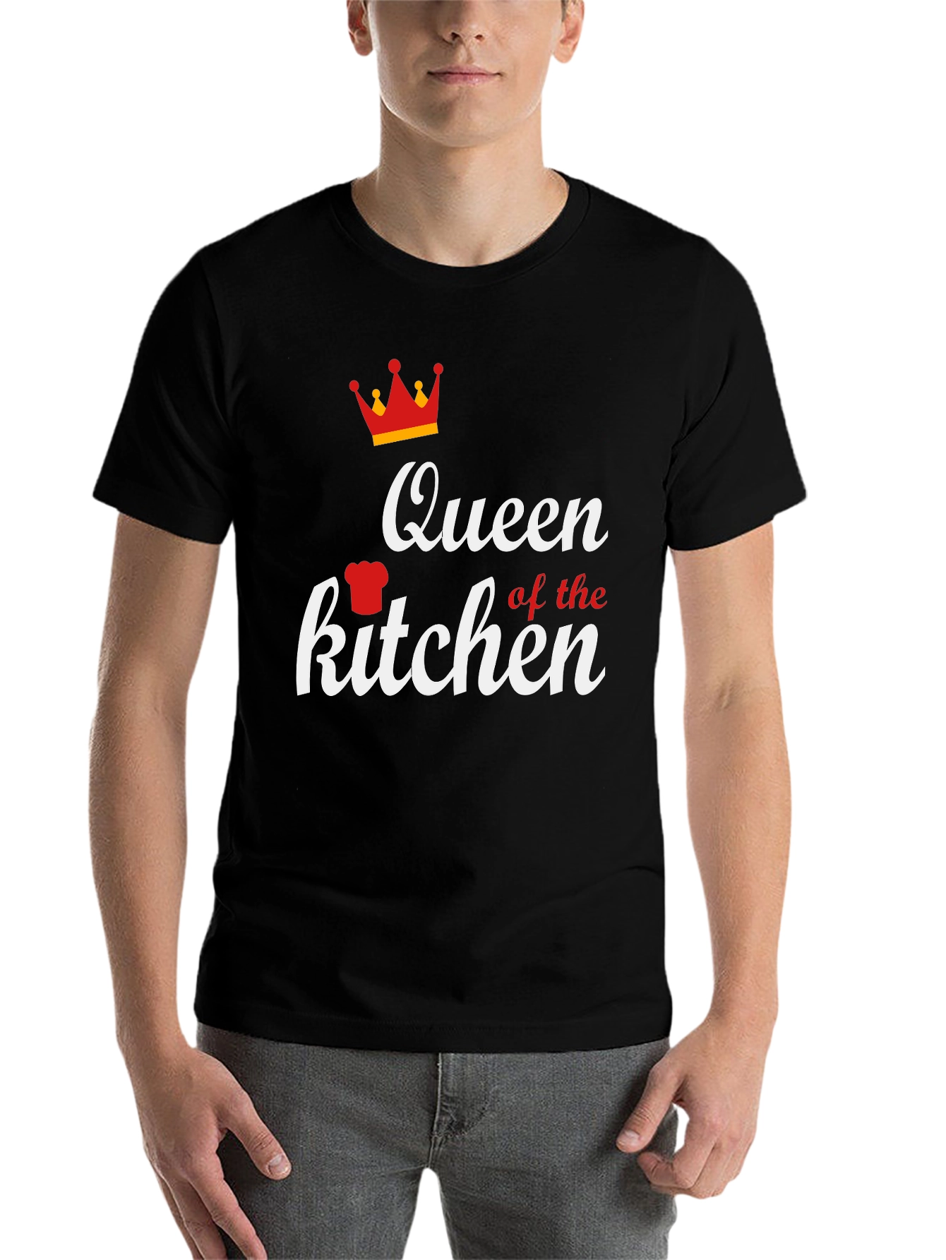 Black Queen of the Kitchen T-Shirt view 7
