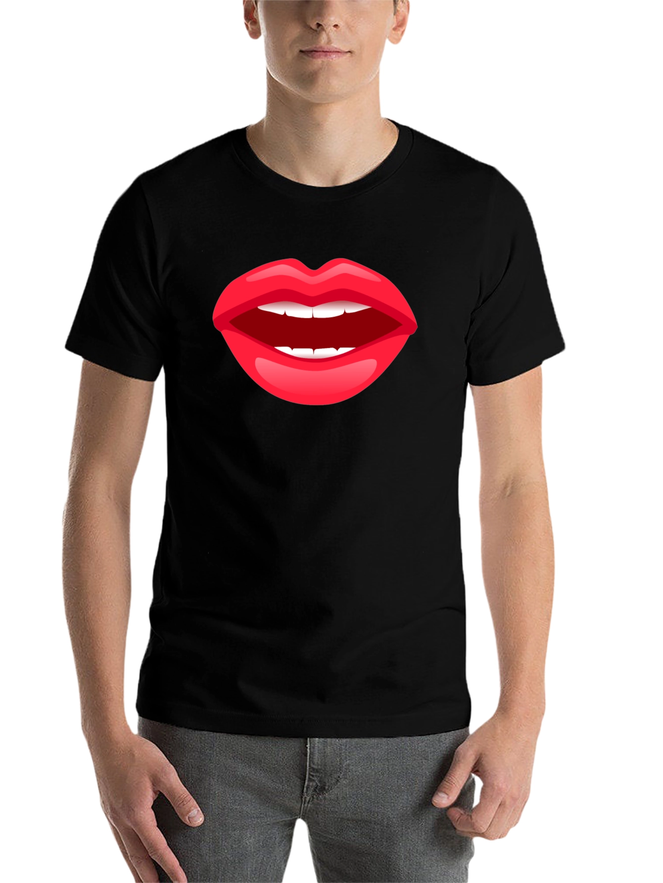 Black Lips Graphic Black T-Shirt view 7