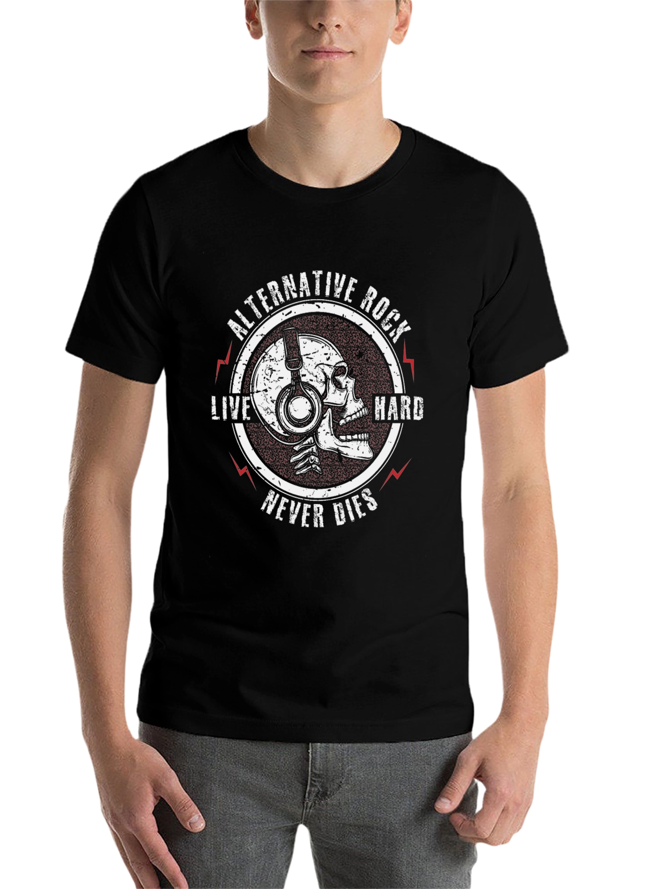 Alternative Rock Skull T-Shirt - 7