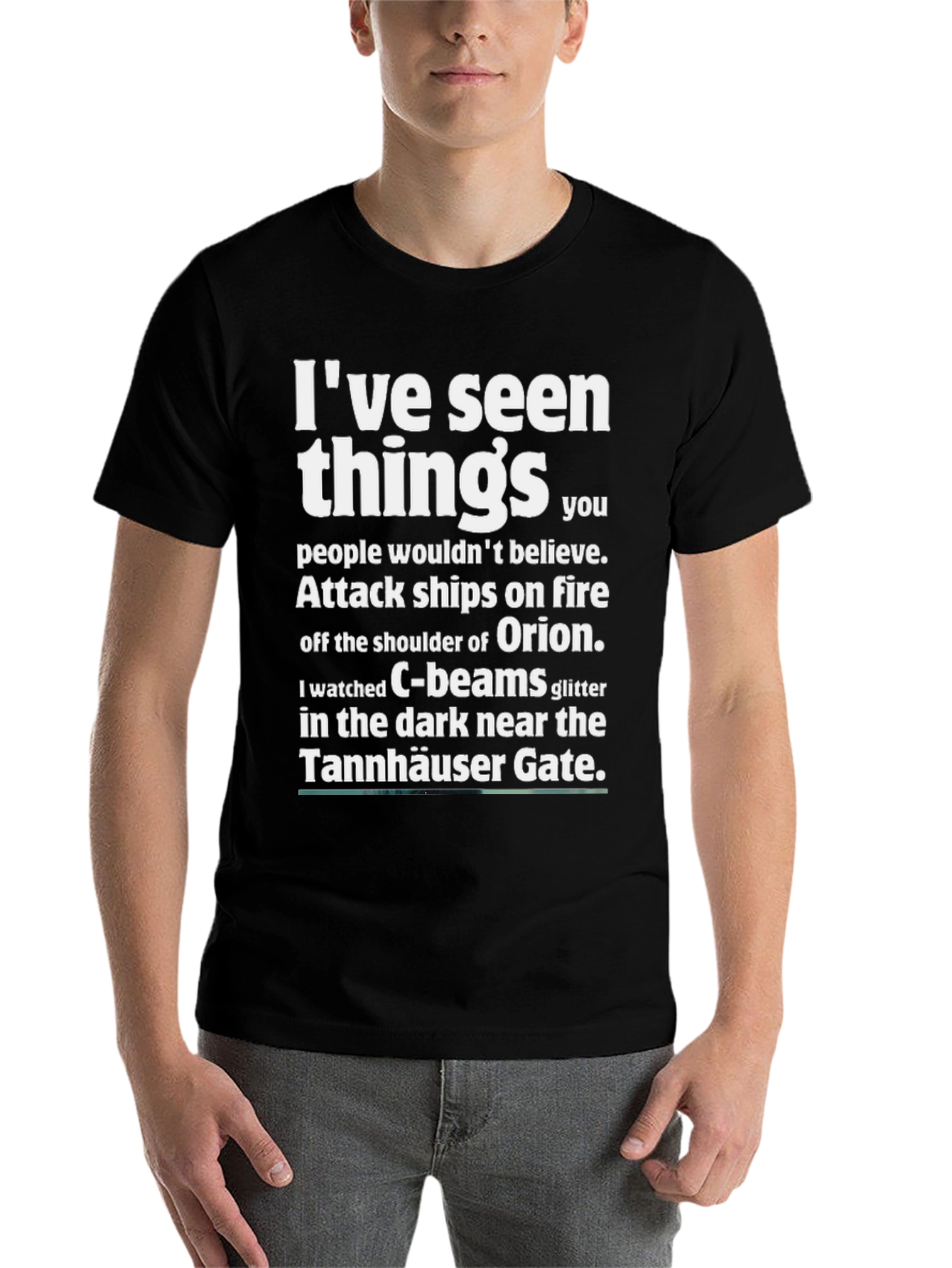 Black I've Seen Things Graphic T-Shirt view 7