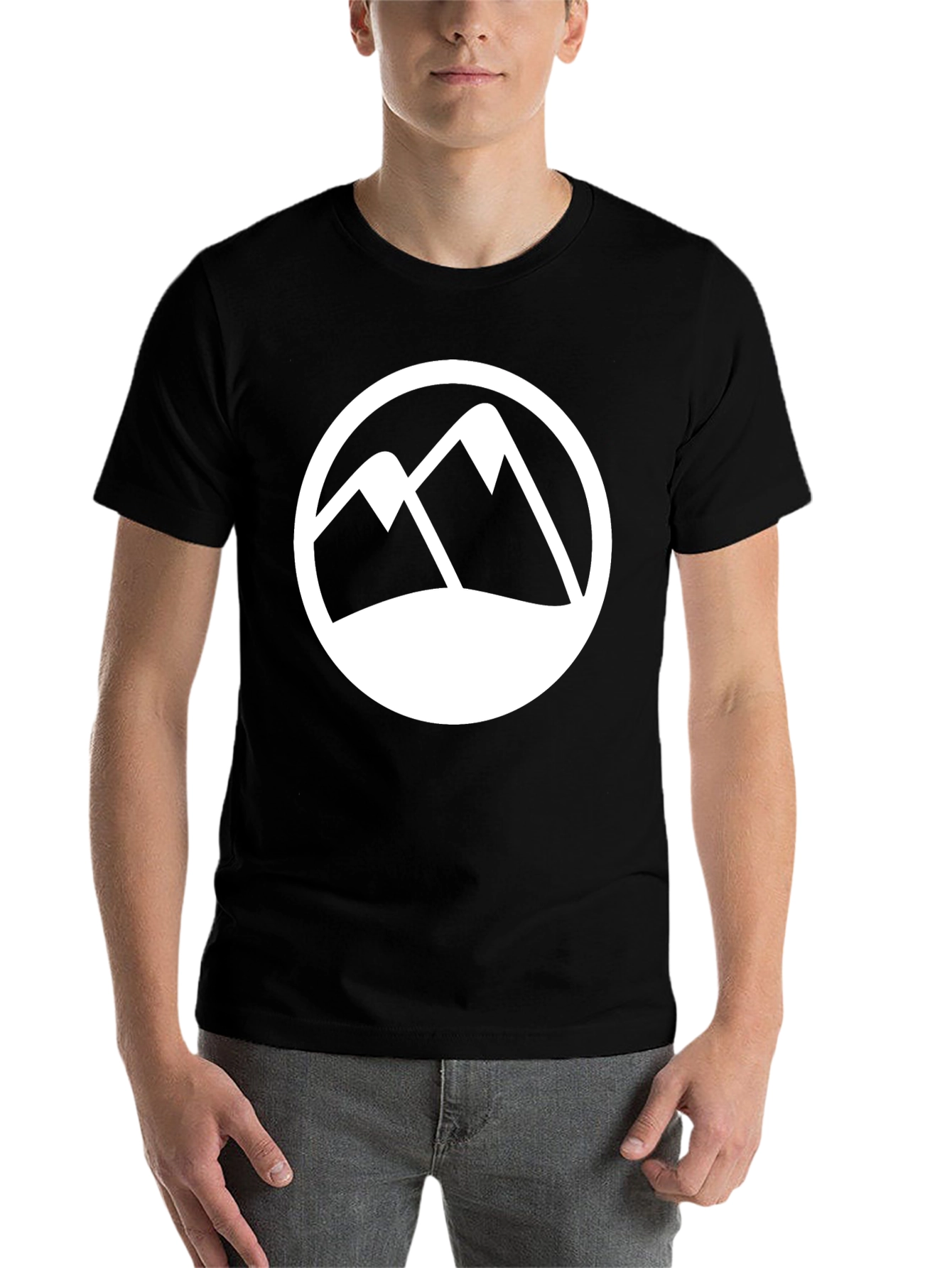 Mountain Peak Graphic Tee - Black - 7