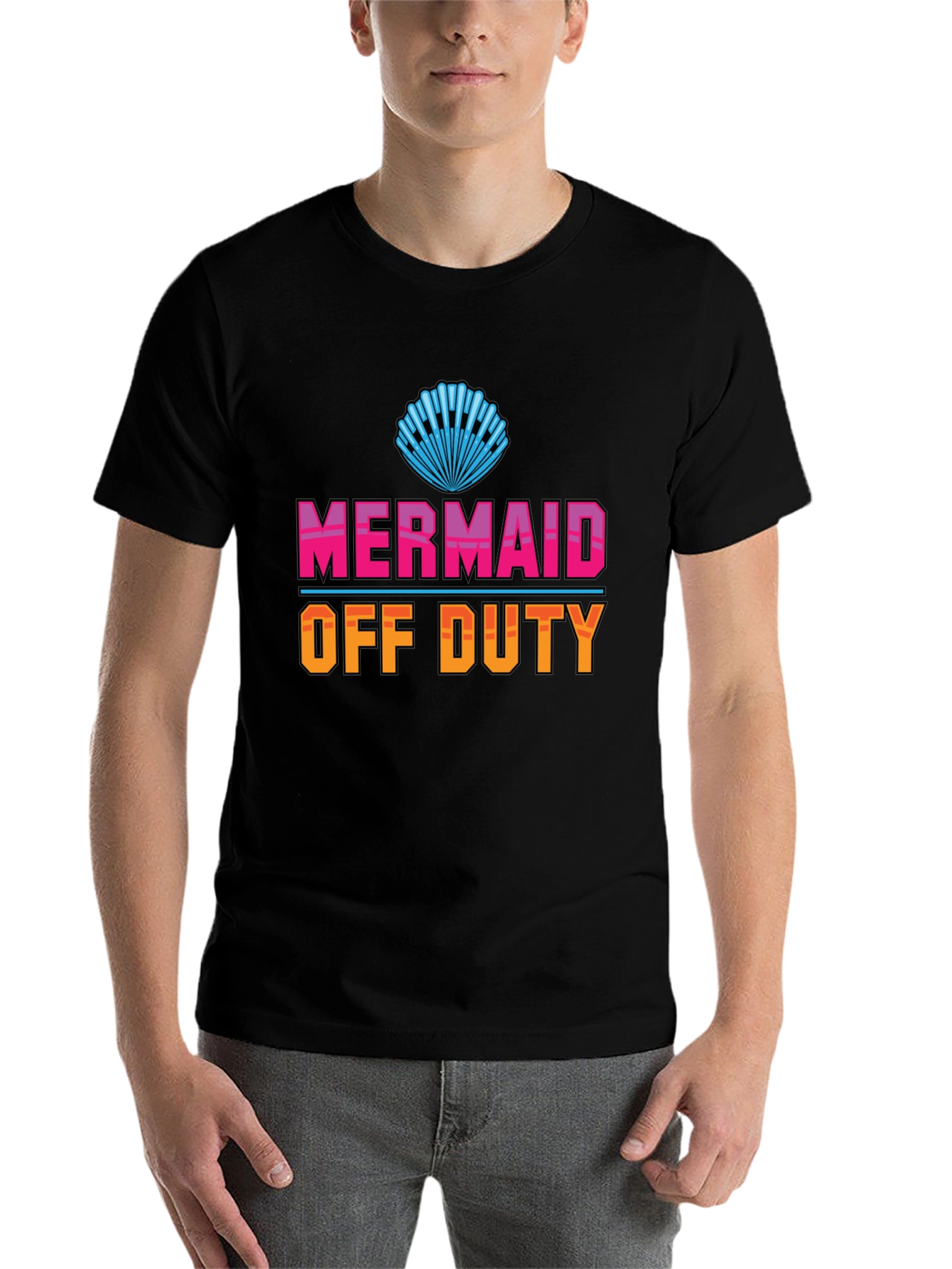 Black Mermaid Off Duty Graphic Tee view 7