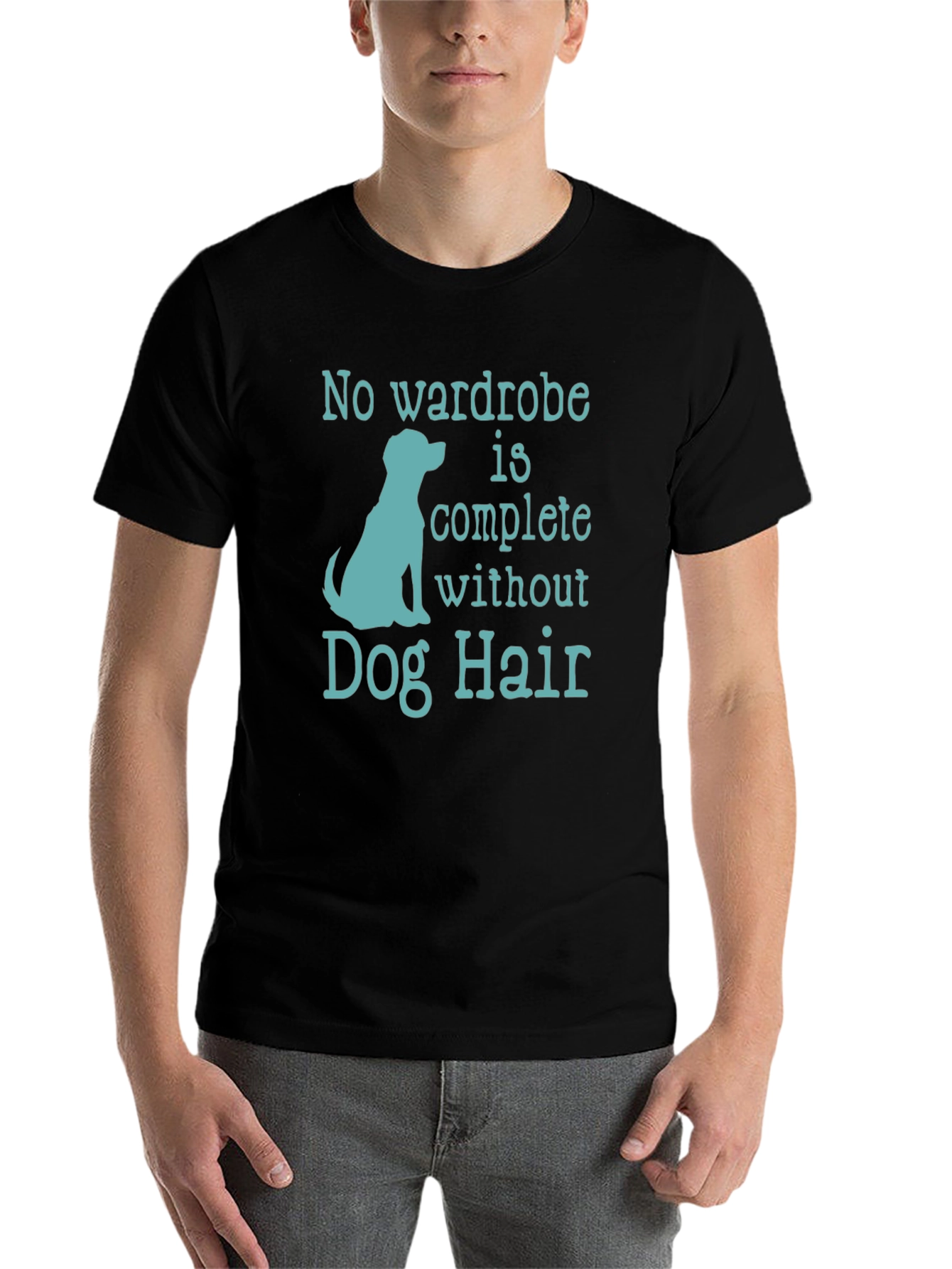 Black Dog Hair T-Shirt - Pet Lover Tee view 7