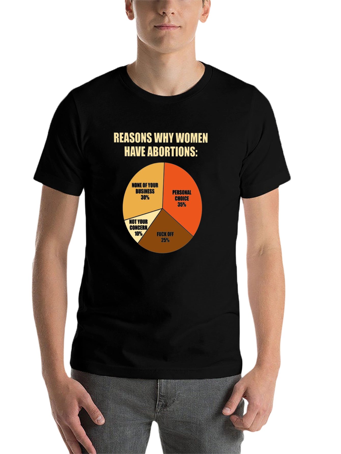 Black Reasons Why Women Have Abortions T-Shirt view 7