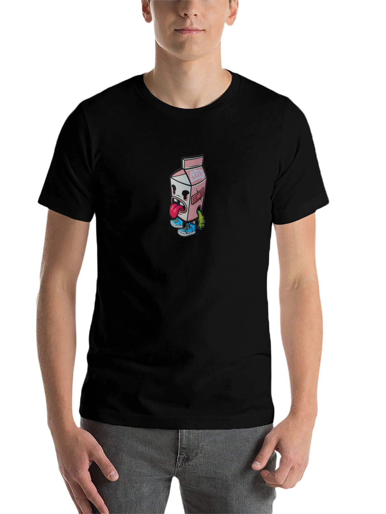 Black Milk Carton Character Graphic Tee view 7