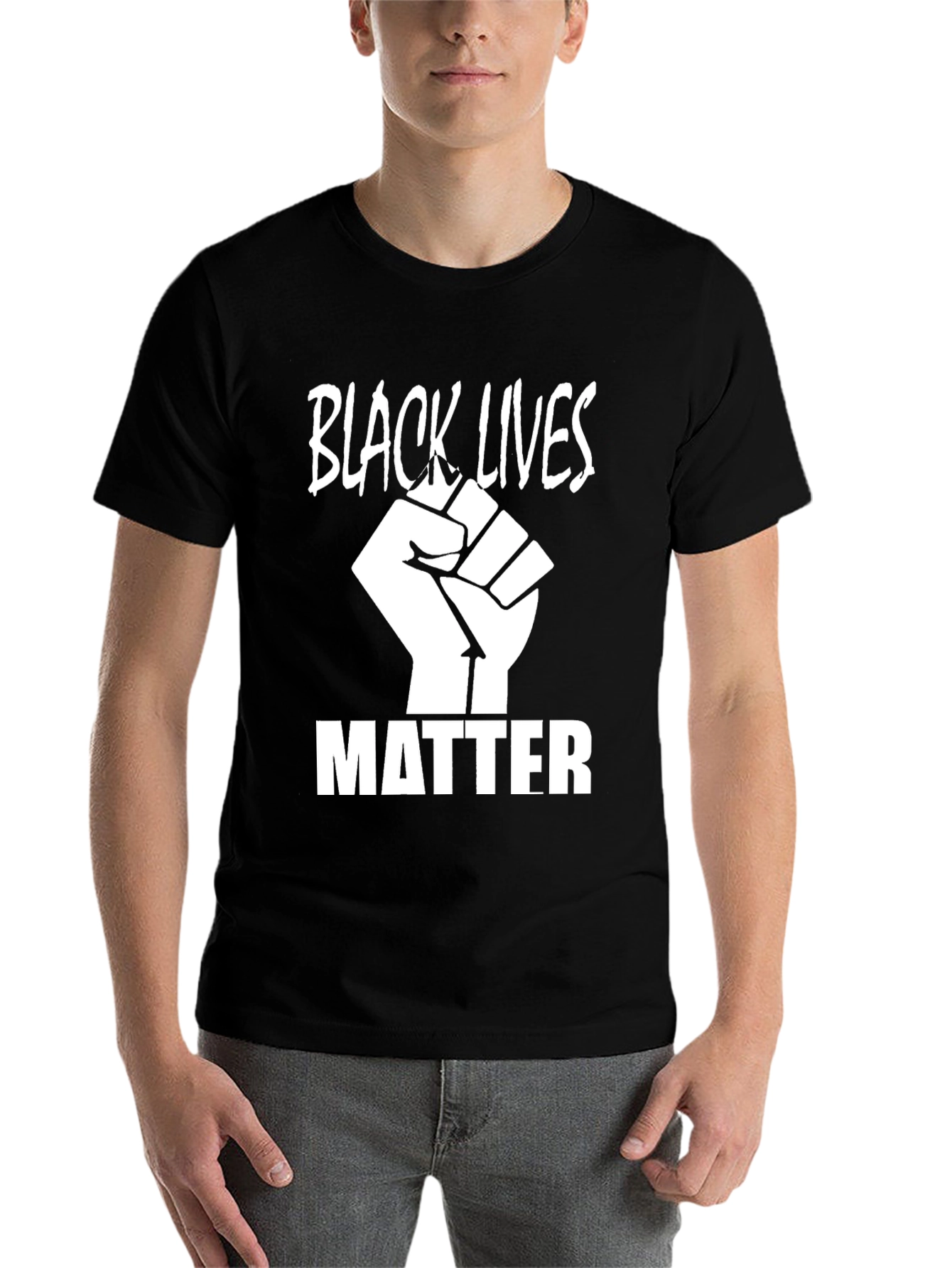 Black Black Lives Matter Graphic T-Shirt view 7
