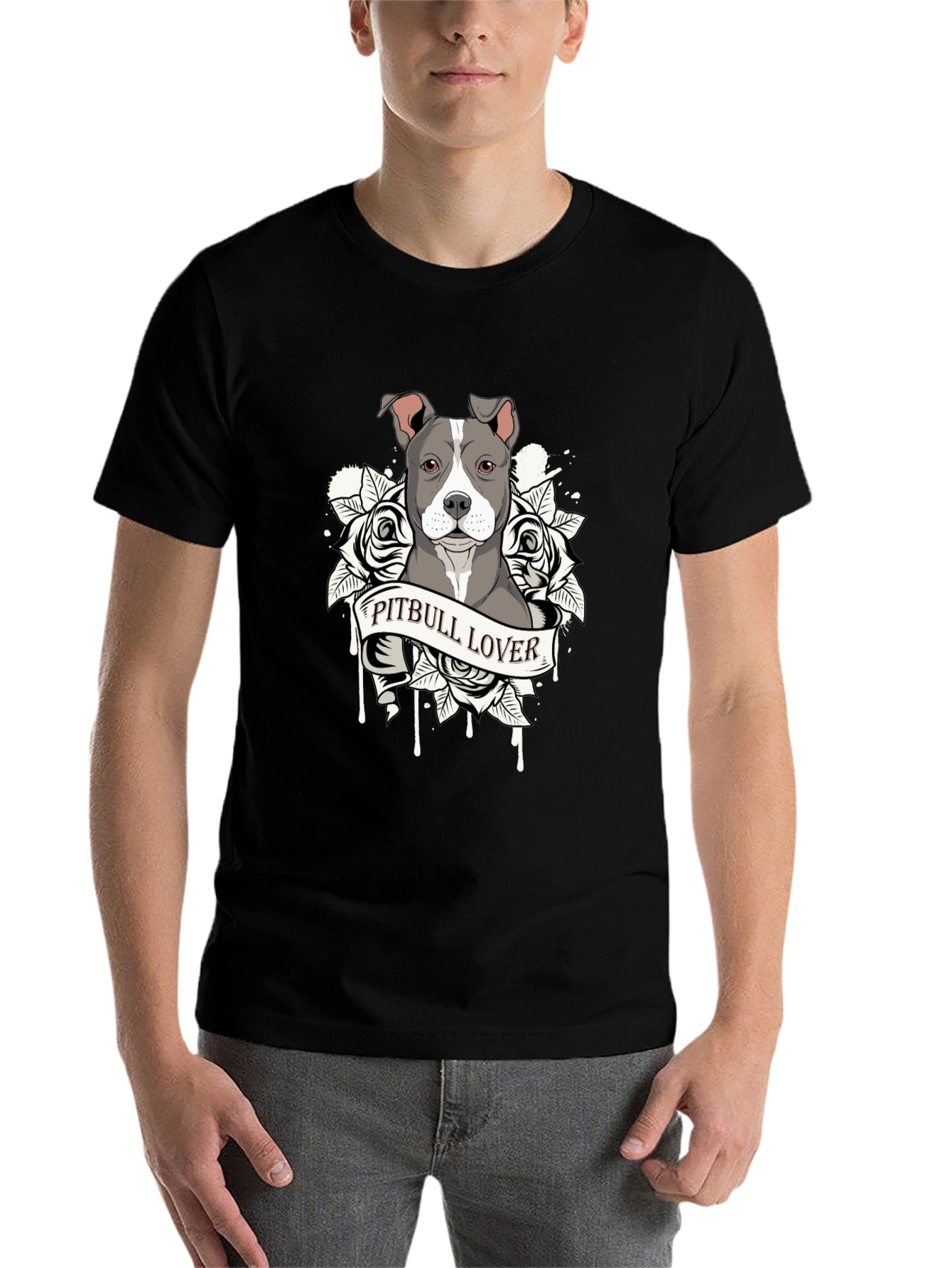 Pitbull Lover Graphic T-Shirt - 7