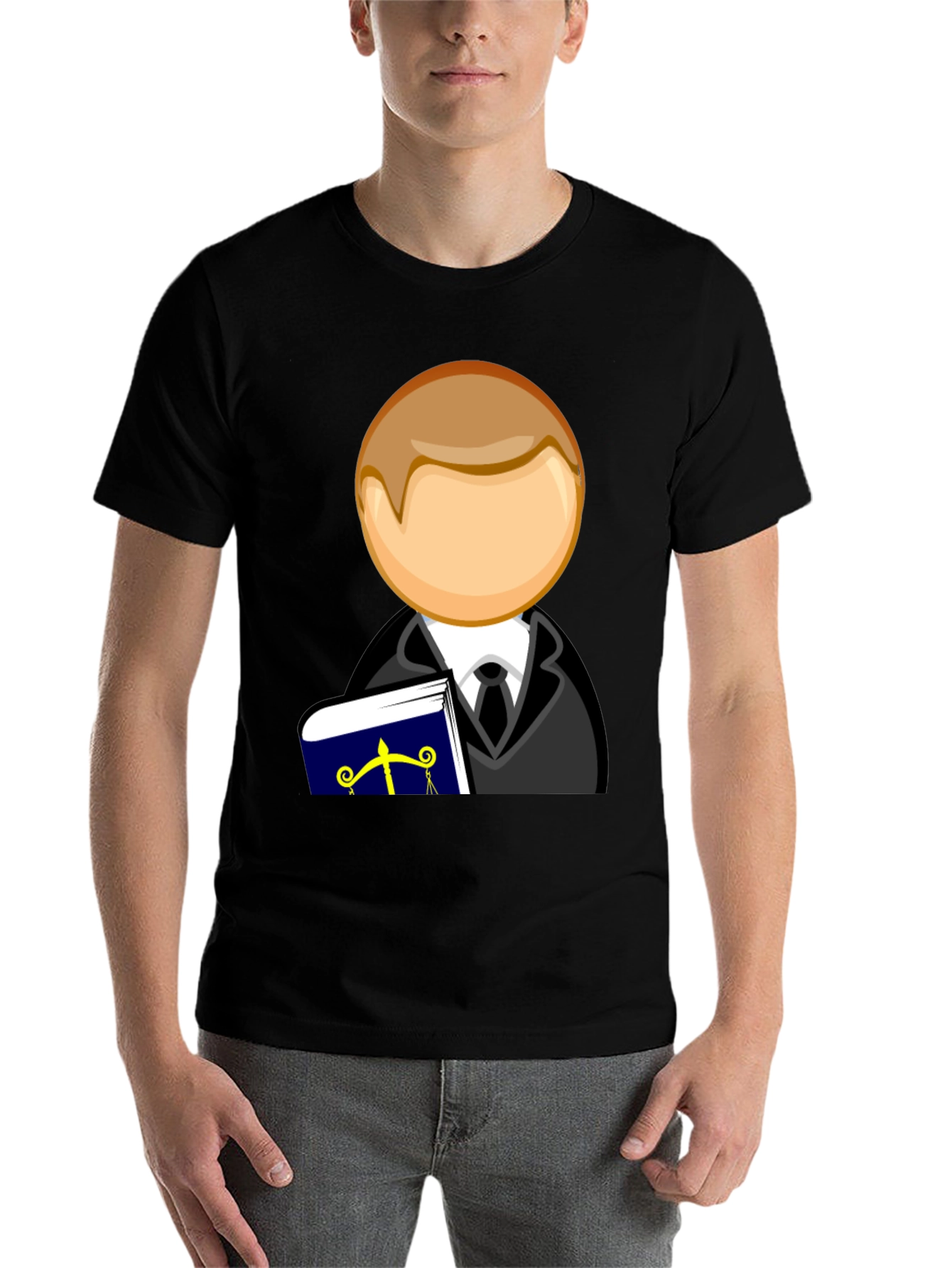 Black Lawyer Style T-Shirt view 7