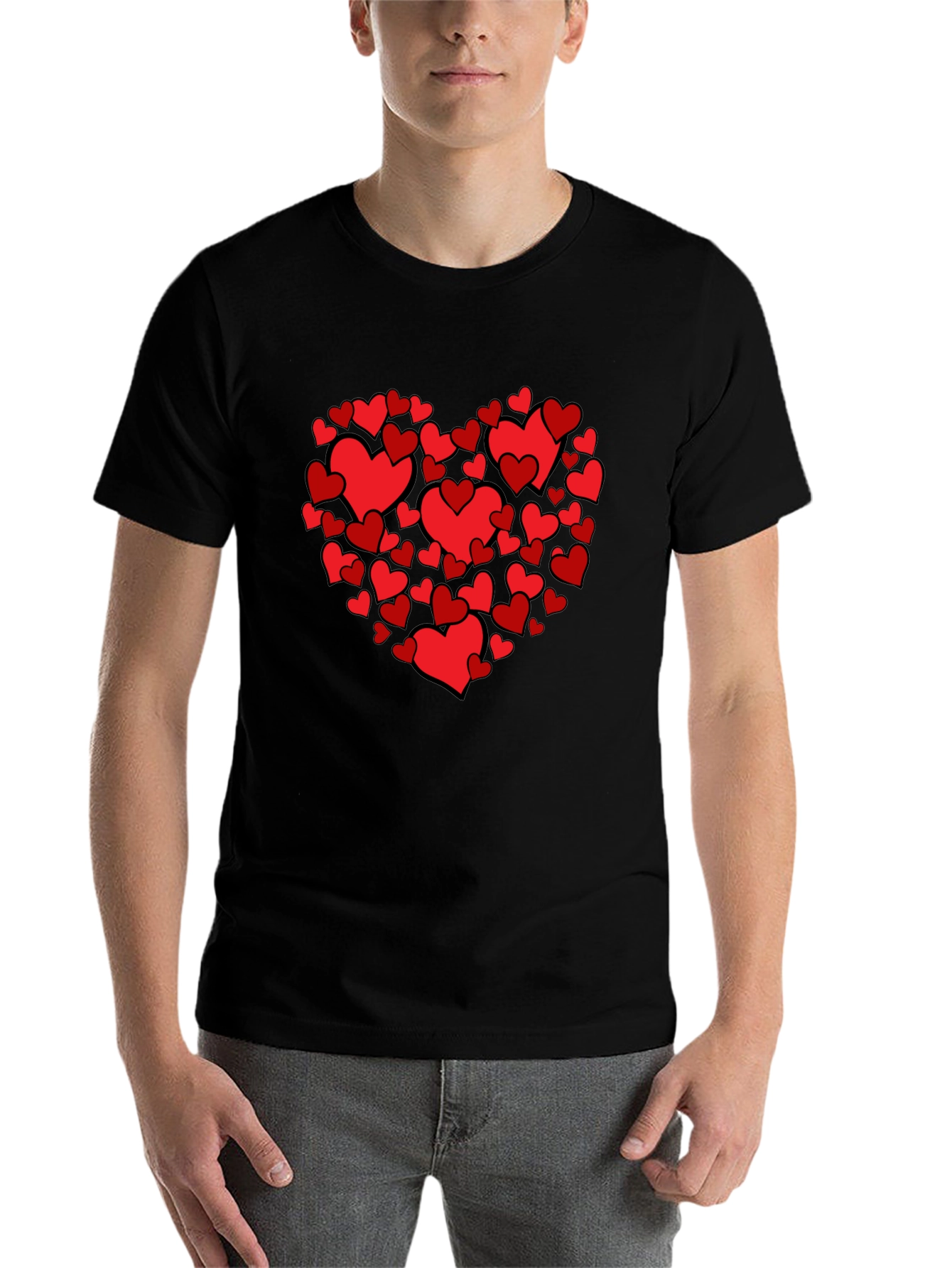 Black Heart Full of Love T-Shirt view 7