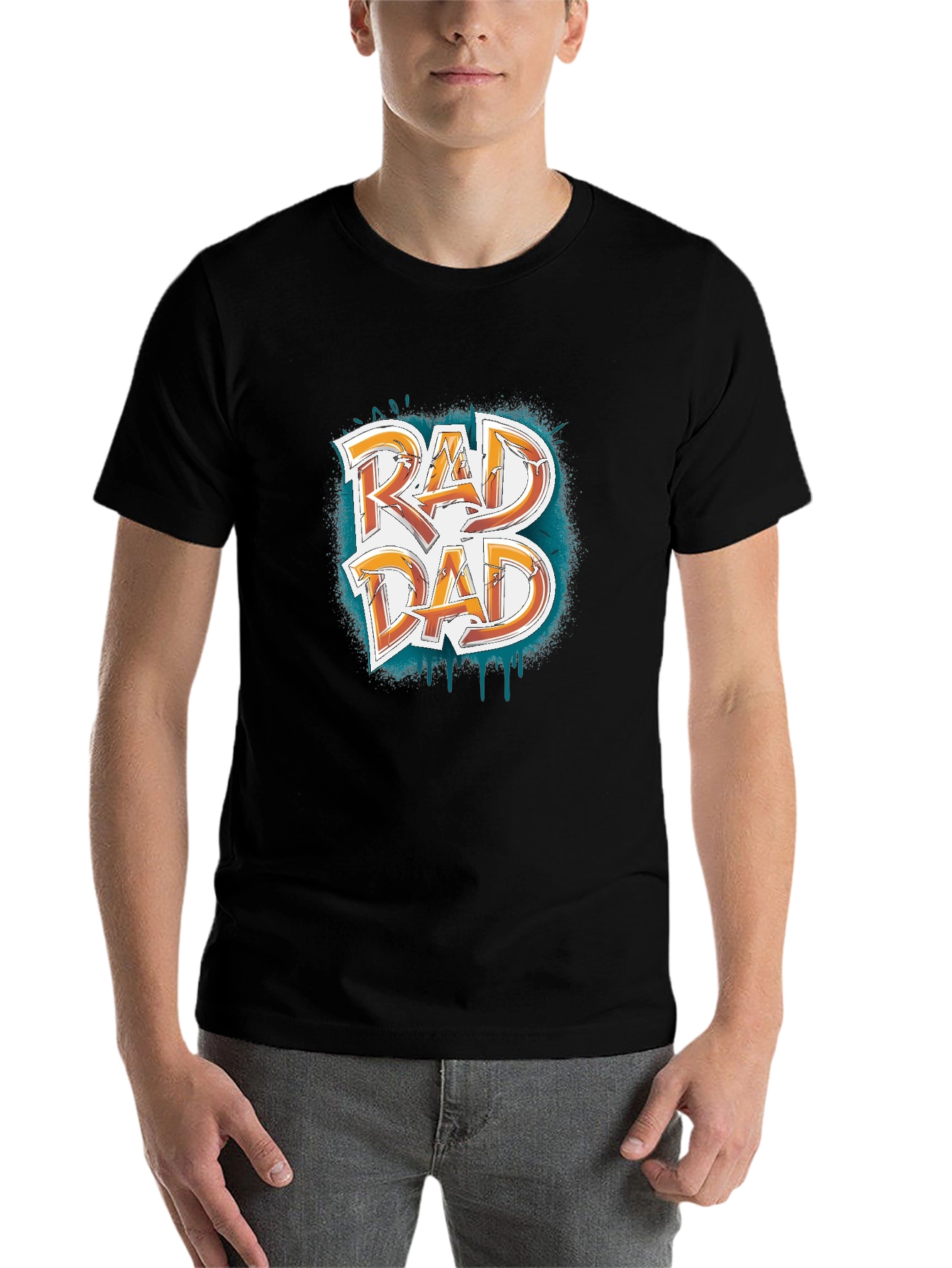 Rad Dad Graphic T-Shirt - Cool Father's Day Gift! - 7