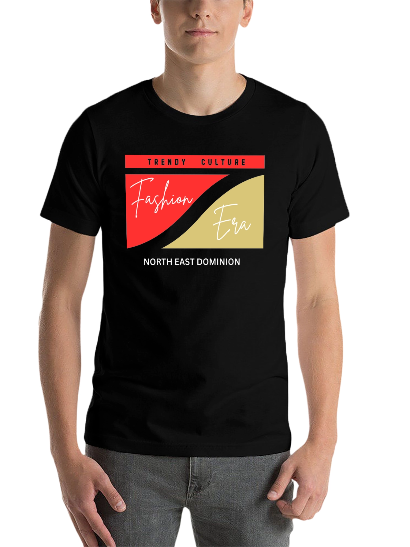 Black Trendy Culture Graphic Tee view 7