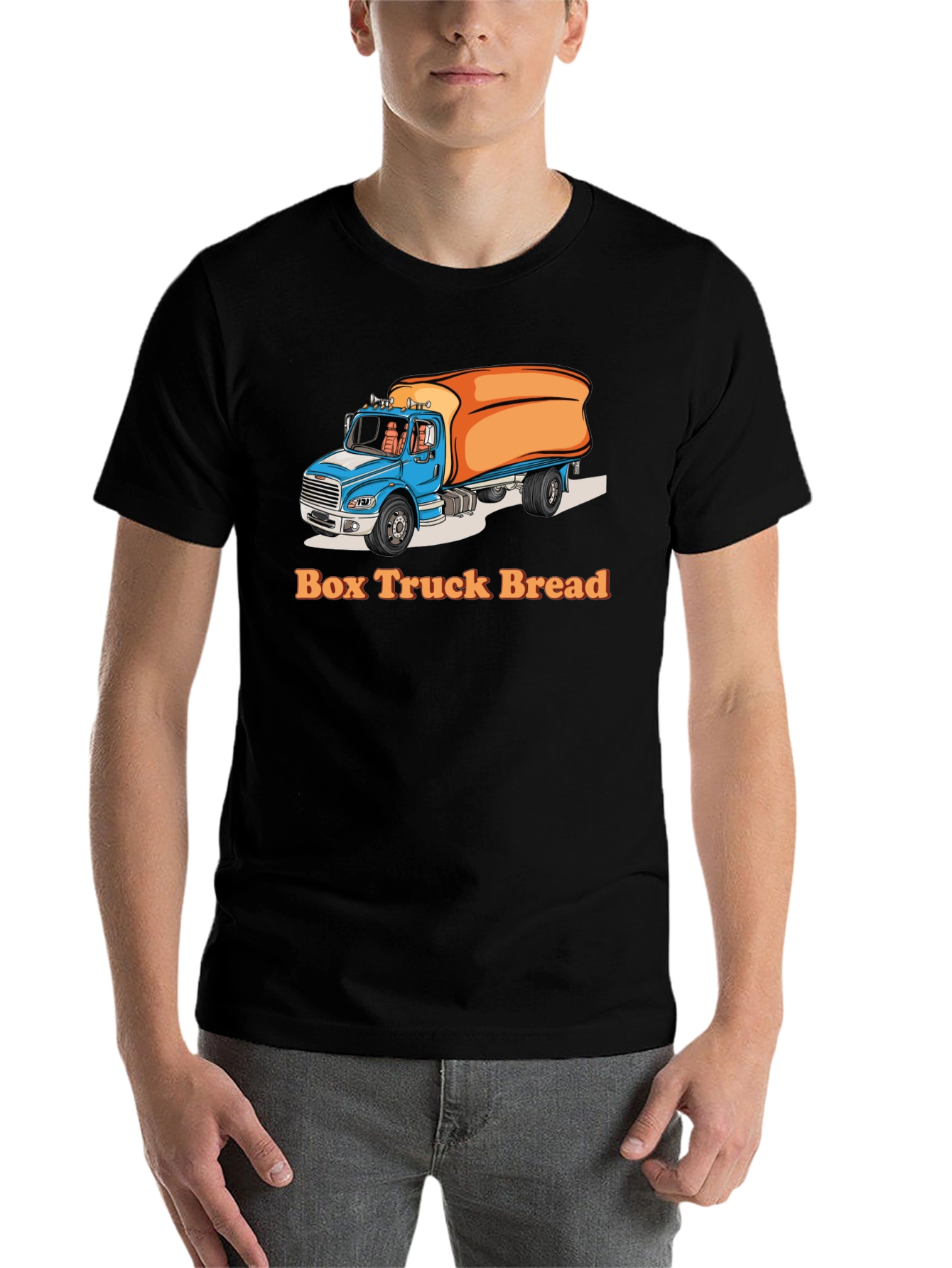 Black Box Truck Bread Graphic Tee view 7