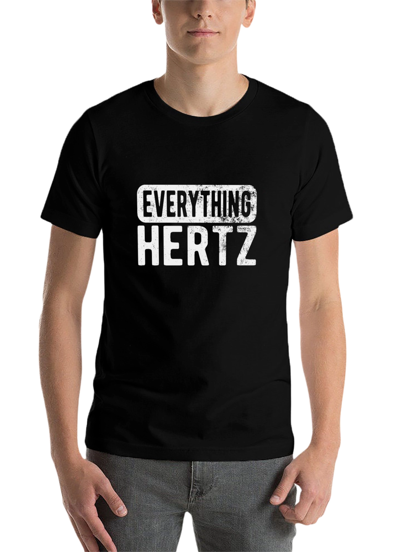 Black Everything Hertz Black Graphic Tee view 7