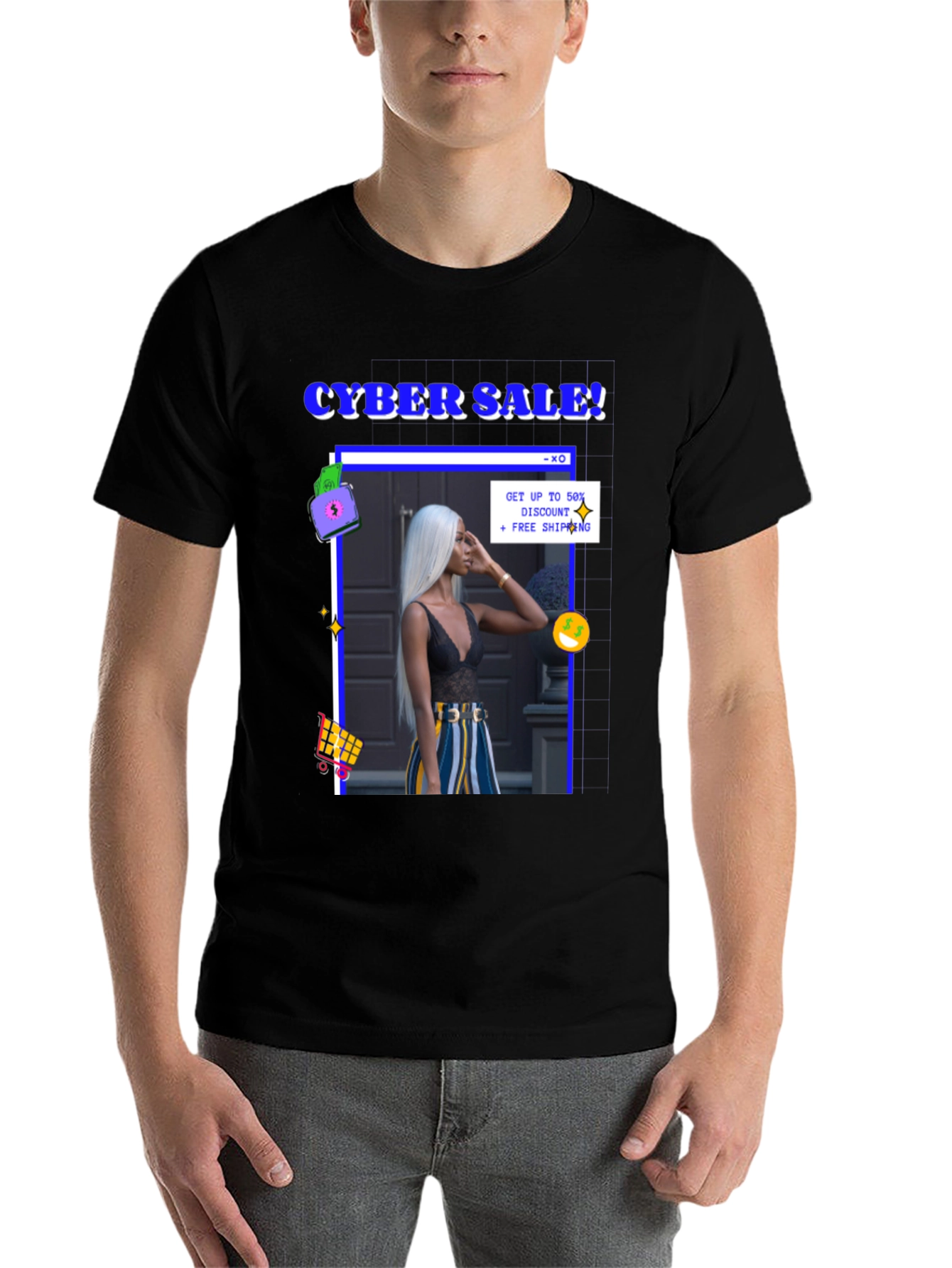 Cyber Sale Graphic Tee - 7