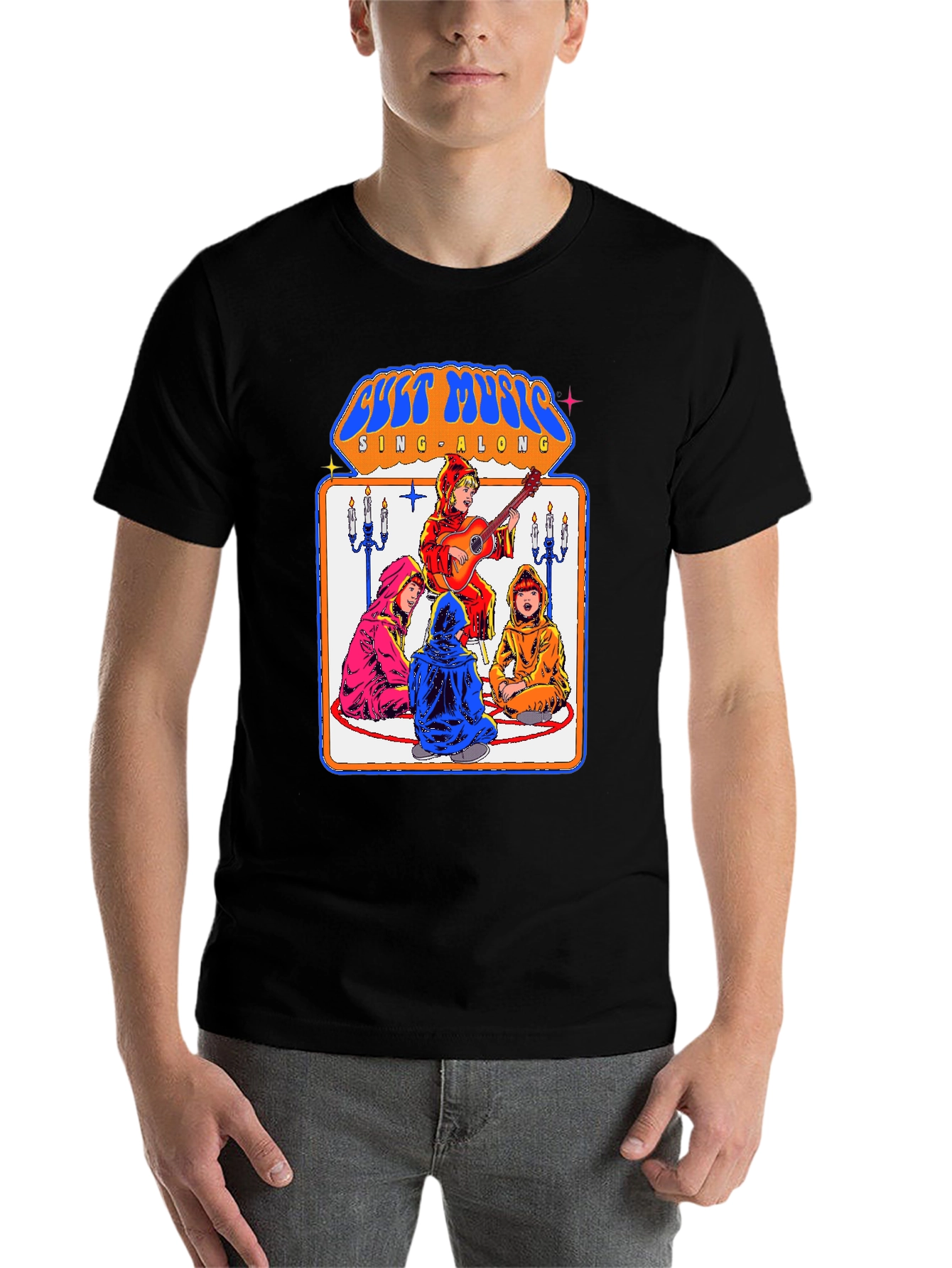 Black Cult Music Sing-Along Graphic Tee view 7