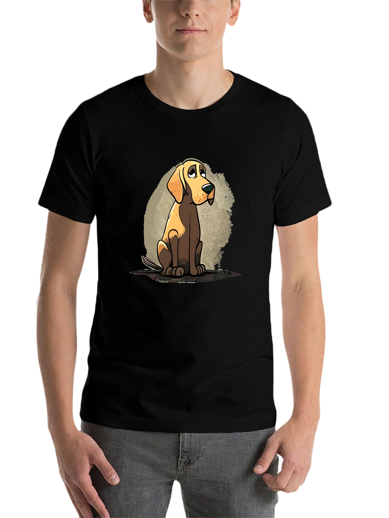 Black Dog Graphic Black T-Shirt view 7