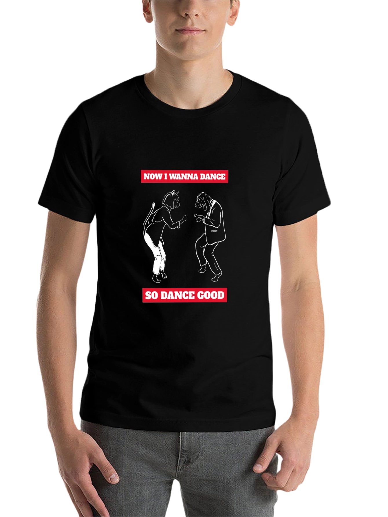 Black Now I Wanna Dance T-Shirt view 7