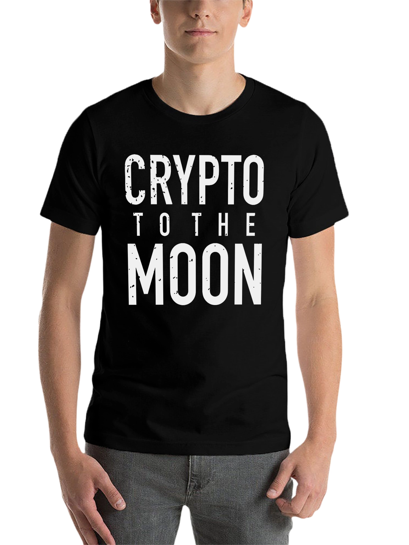 Black Crypto To The Moon Black T-Shirt view 7