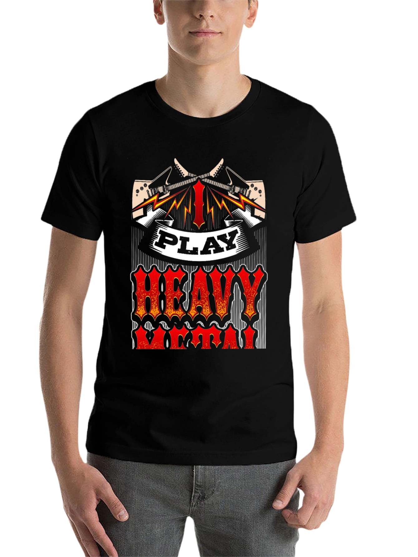 Play Heavy Metal T-Shirt - Rock Music Tee - 7