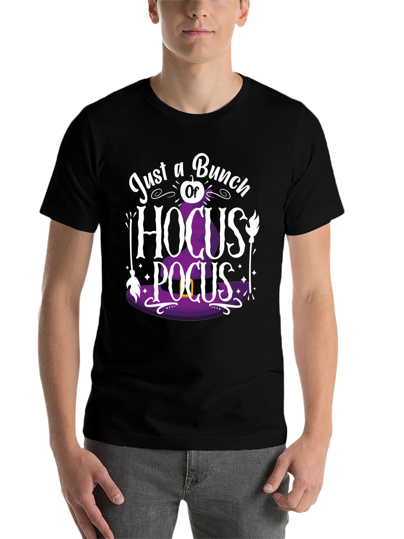 Black Hocus Pocus Halloween Graphic Tee view 7