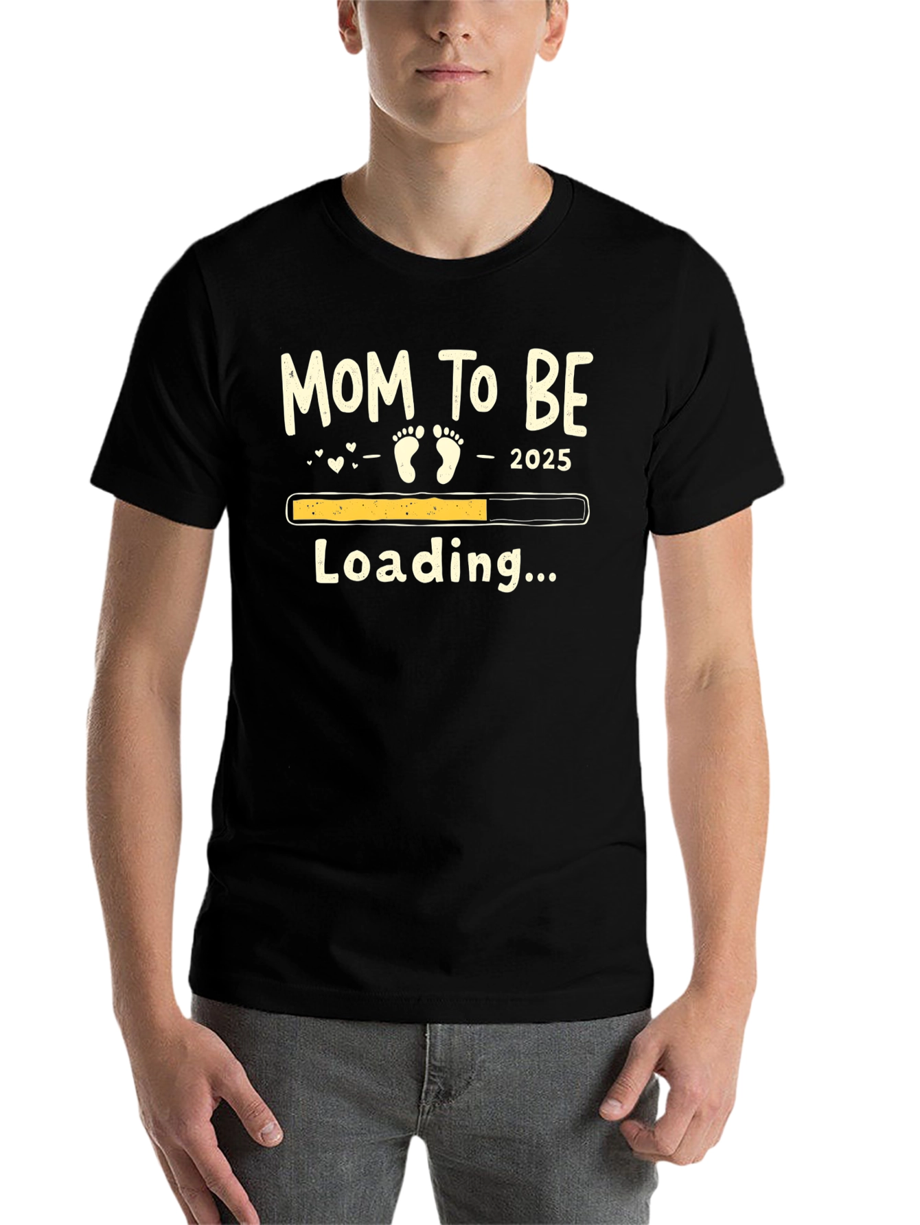 Mom To Be 2025 Loading T-Shirt - 7