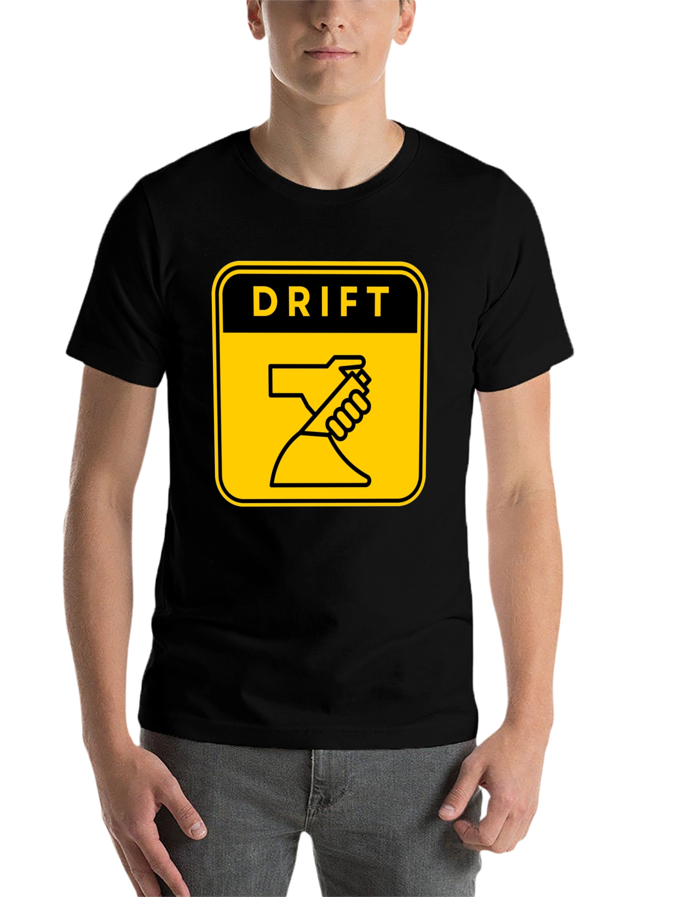 Black Drift Handbrake T-Shirt - Black view 7