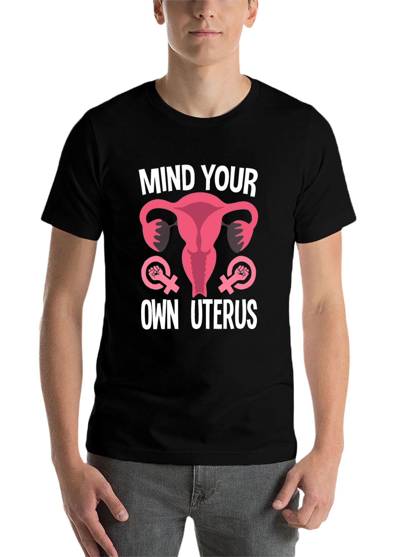 Mind Your Own Uterus Graphic Tee - 7