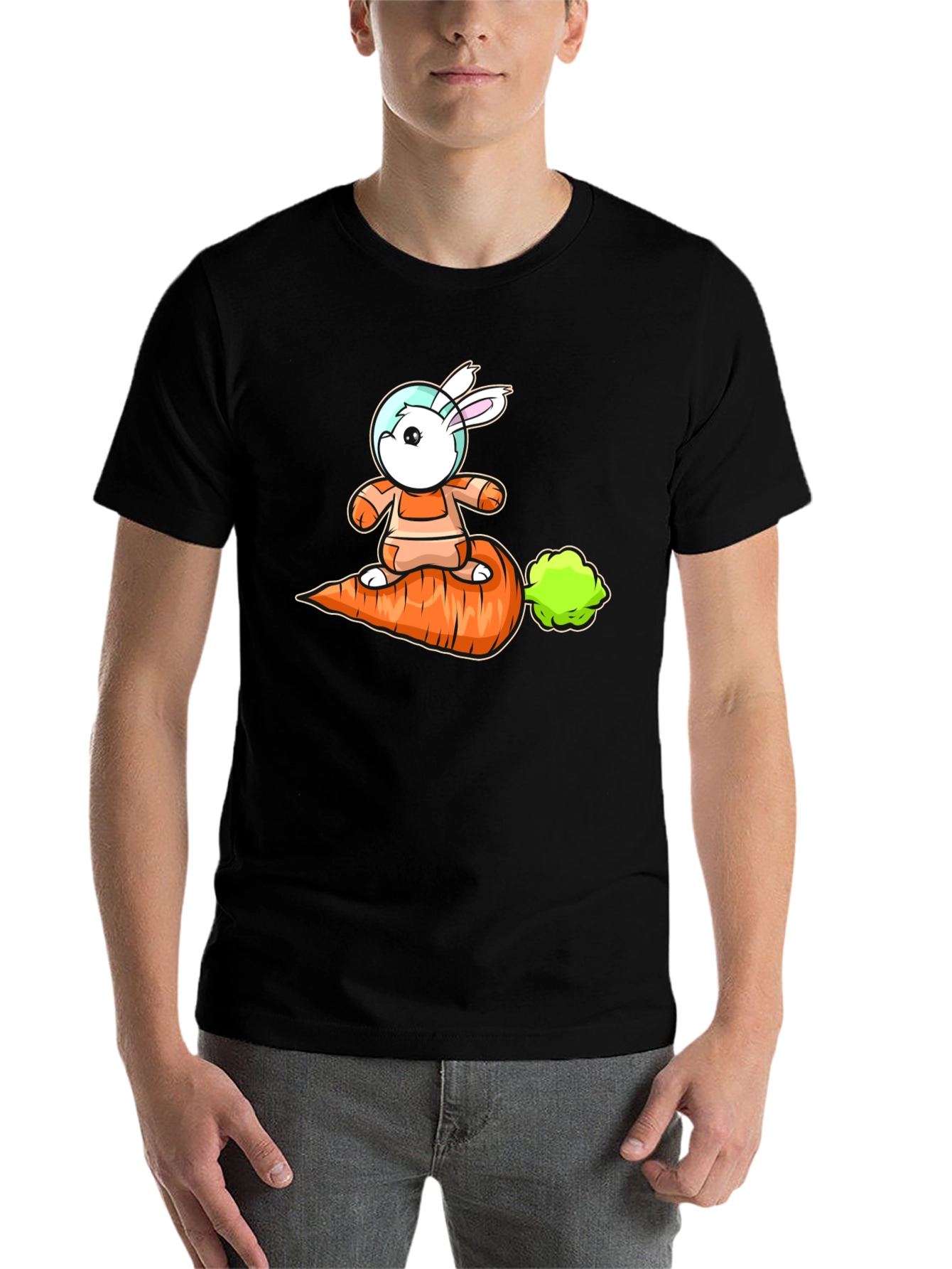 Astronaut Bunny Carrot T-Shirt - 7