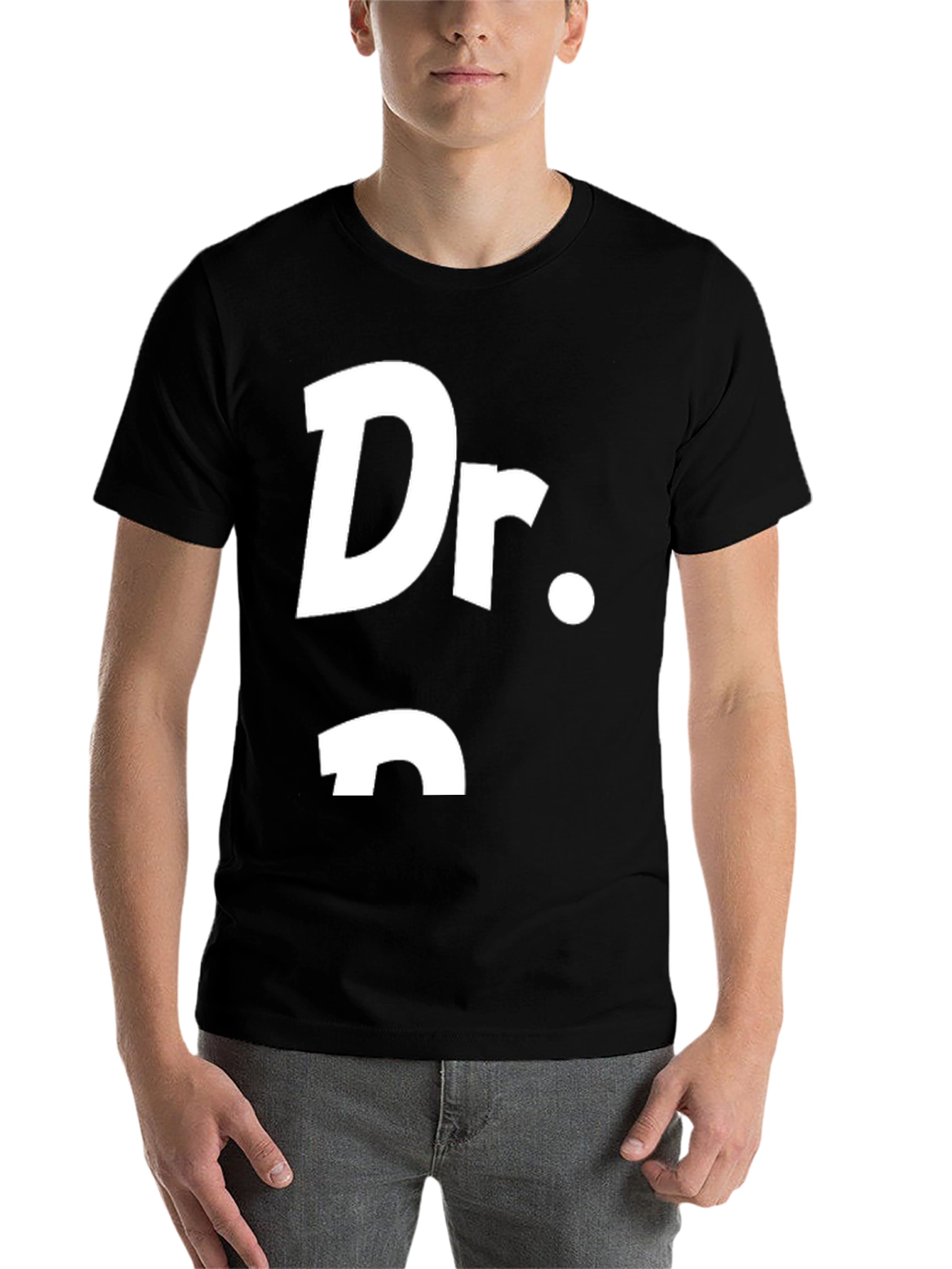 Black Dr. Who Parody T-Shirt - Geek Chic Tee view 7