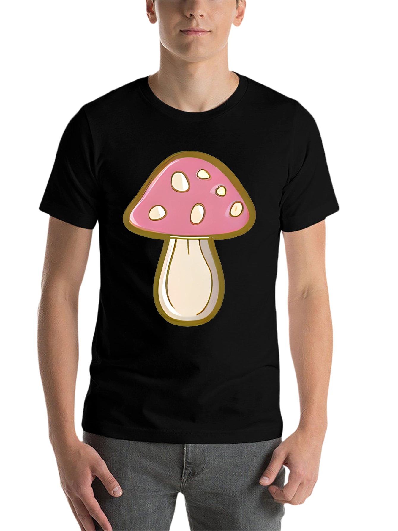 Mushroom Graphic Tee - Funky Style - 7