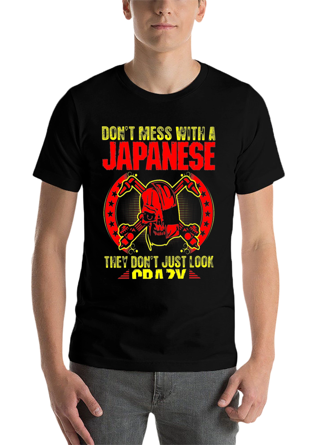 Black Don't Mess With A Japanese T-Shirt view 7