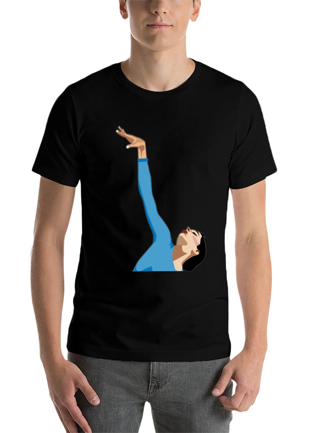 Black Dancer Graphic Tee - Stylish Unisex T-Shirt view 7